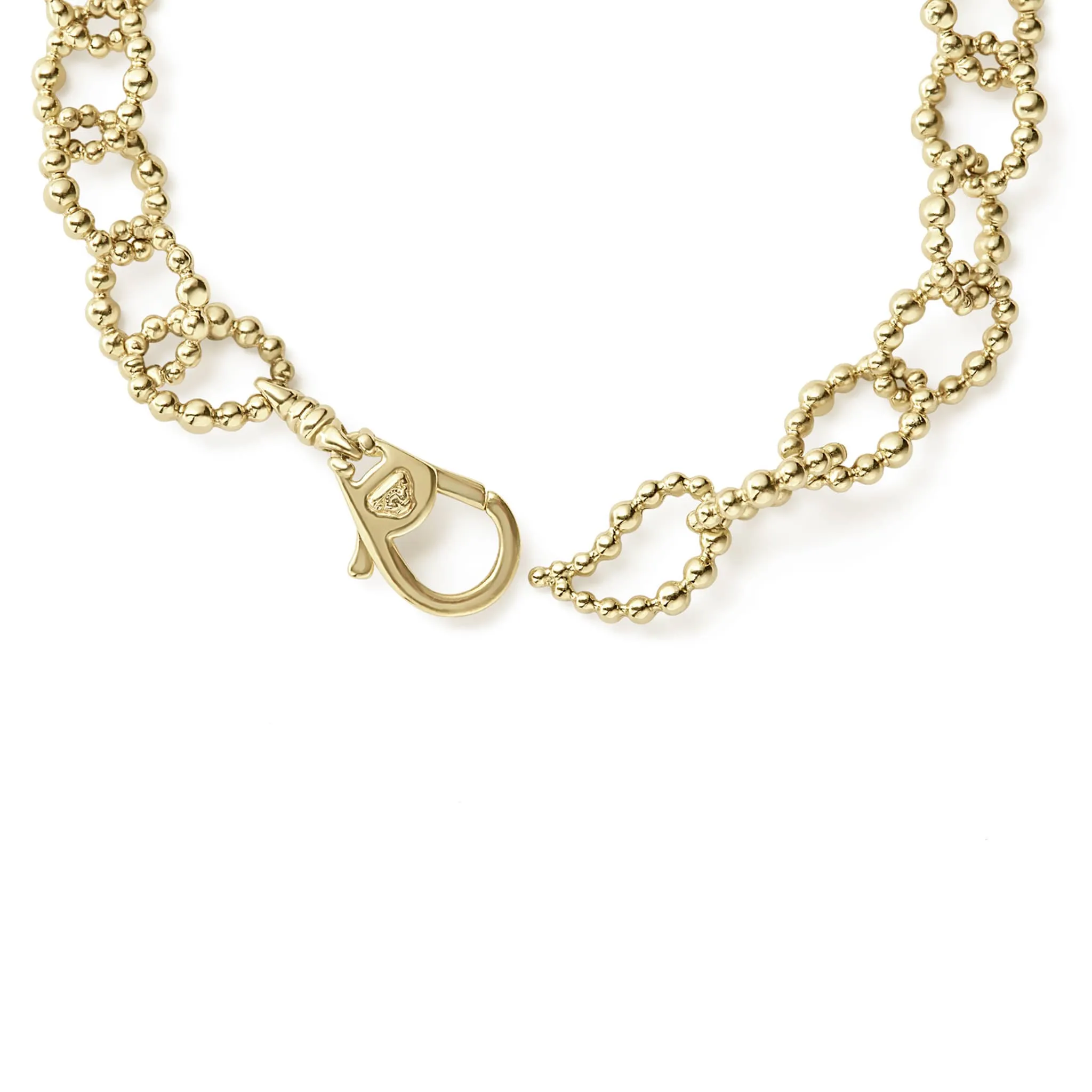 Caviar Gold 18K Gold Large Link Bracelet sold by LAGOS product image thumbnail 4