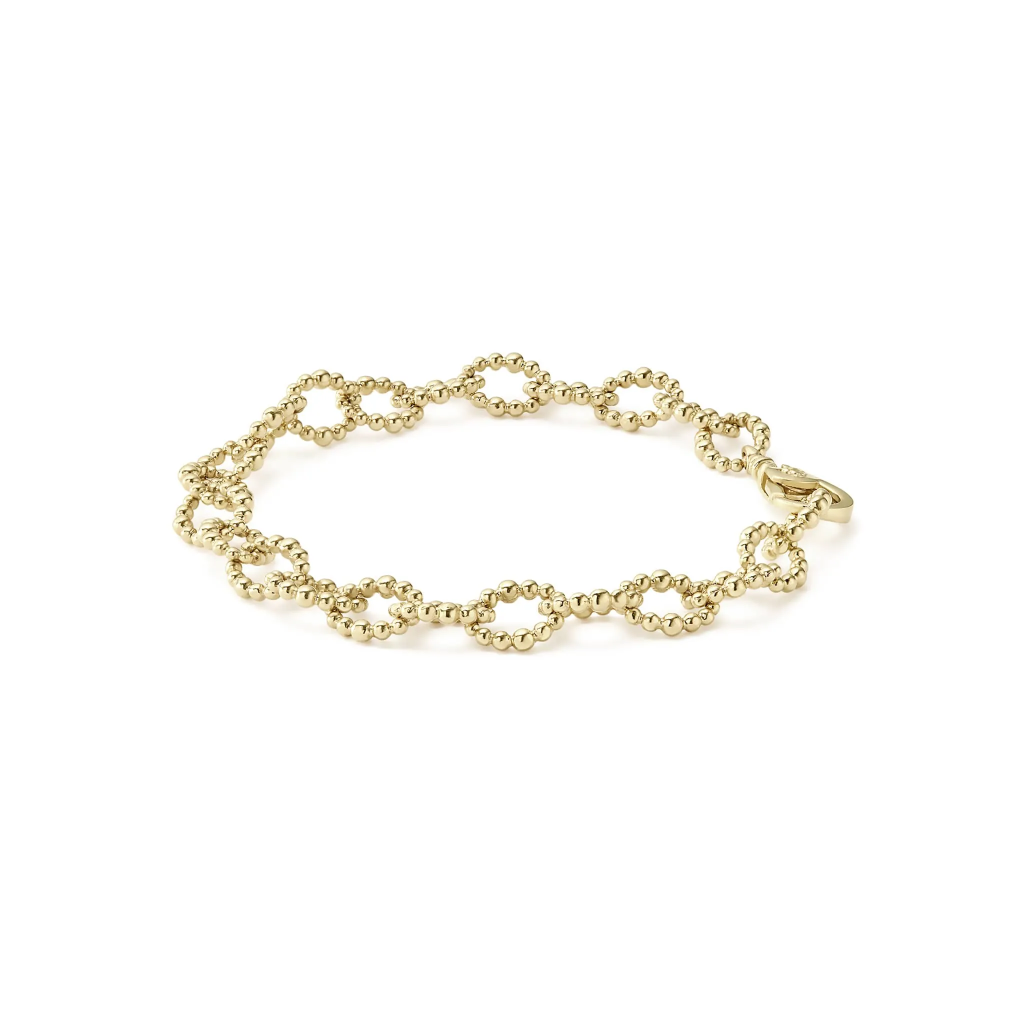 Caviar Gold 18K Gold Large Link Bracelet sold by LAGOS product image thumbnail 3