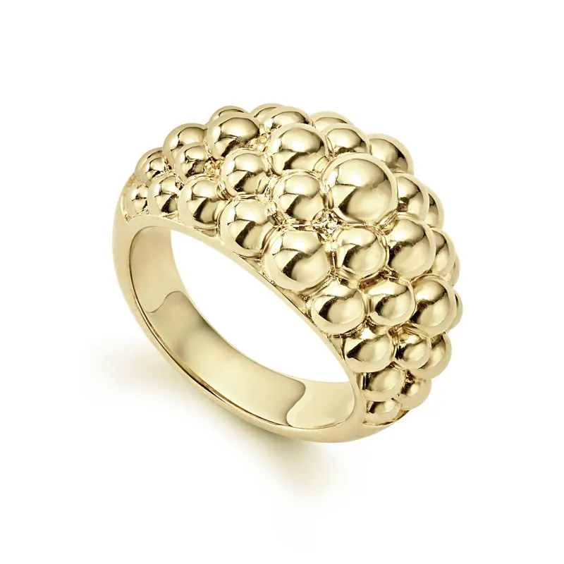 Caviar Gold 18K Gold Caviar Ring sold by LAGOS