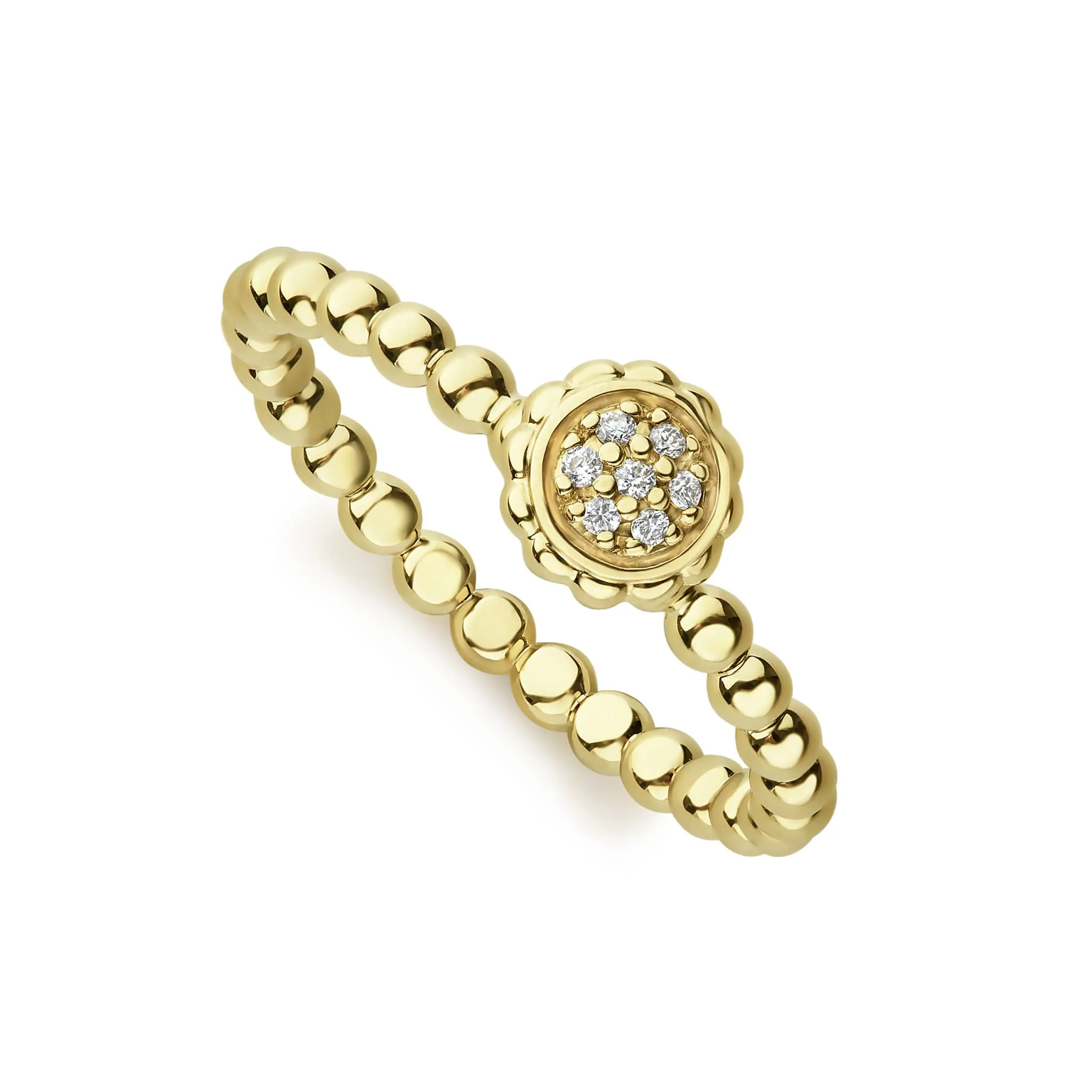 Caviar Gold 18K Gold Caviar Diamond Ring sold by LAGOS