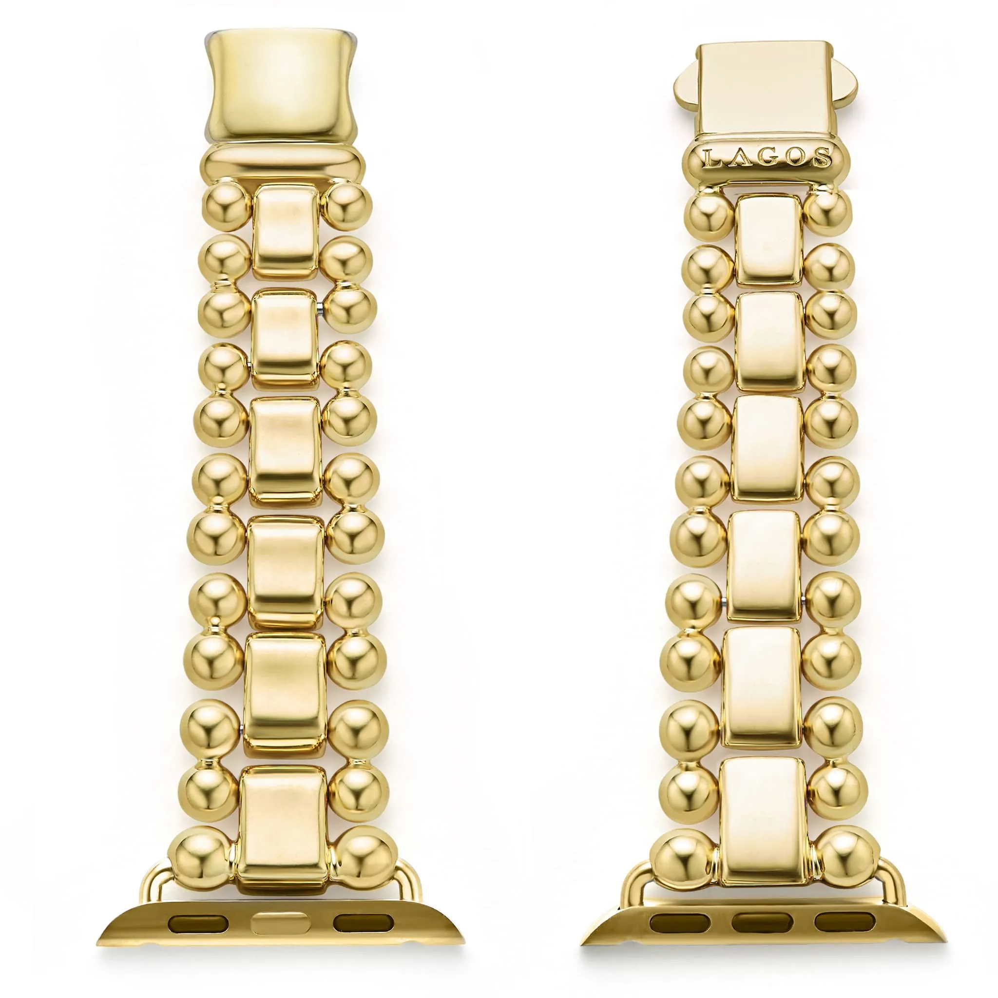 Smart Caviar 18K Gold Watch Bracelet-38-45mm sold by LAGOS product image thumbnail 3