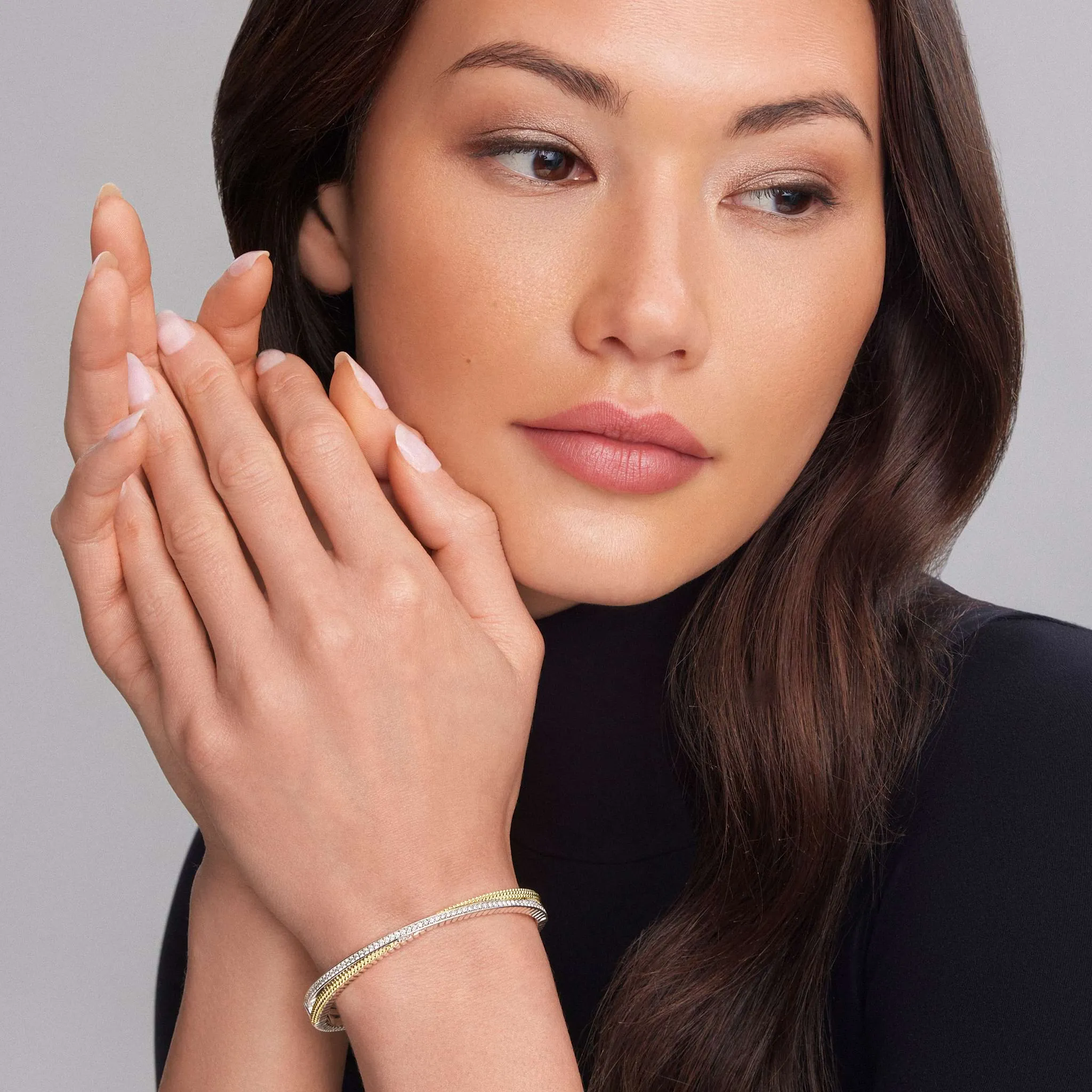 Caviar Lux 18K Gold Caviar and Diamond Bangle sold by LAGOS product image thumbnail 2