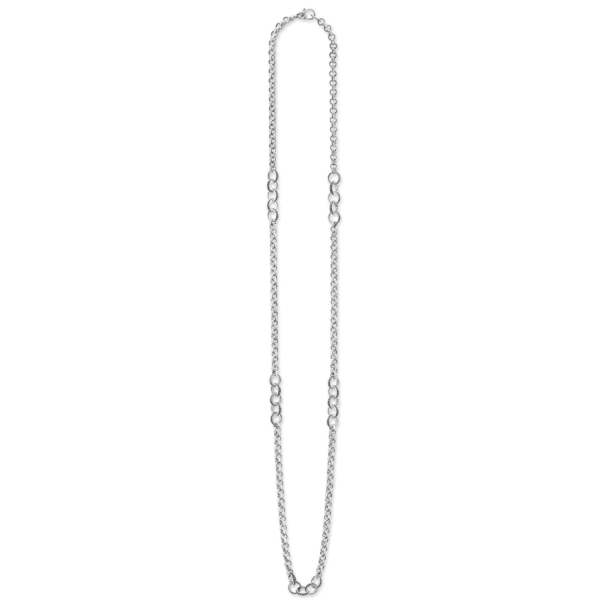 Signature Caviar Caviar Circle Link Necklace sold by LAGOS product image thumbnail 3