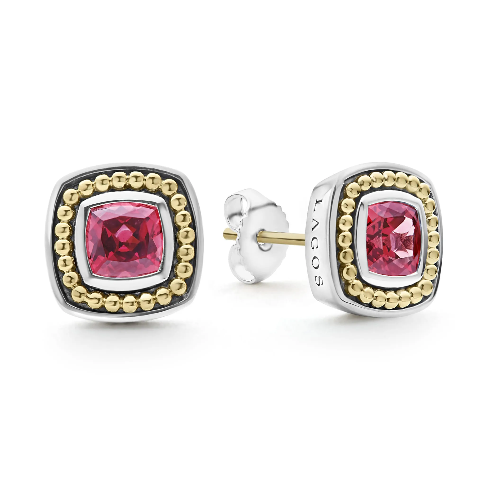 Rittenhouse Rhodolite Garnet Stud Earrings sold by LAGOS product image thumbnail 3