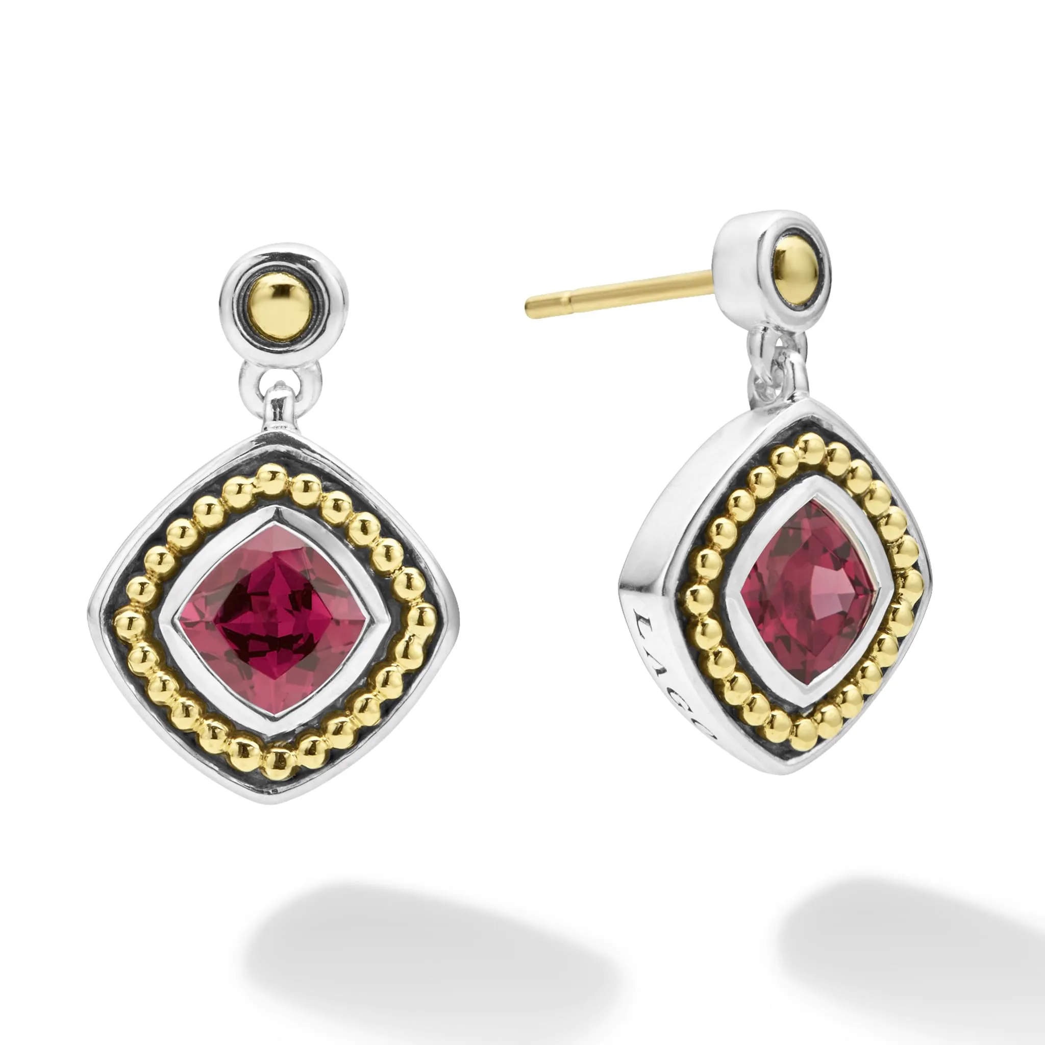 Rittenhouse Rhodolite Garnet Drop Earrings sold by LAGOS product image thumbnail 3
