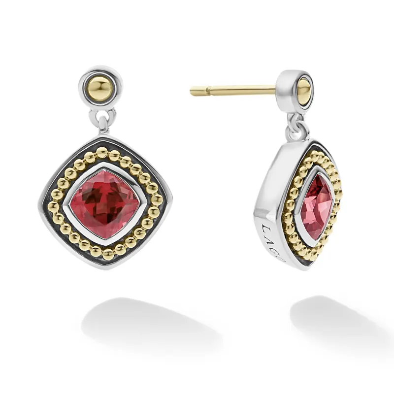 Rittenhouse Rhodolite Garnet Drop Earrings sold by LAGOS