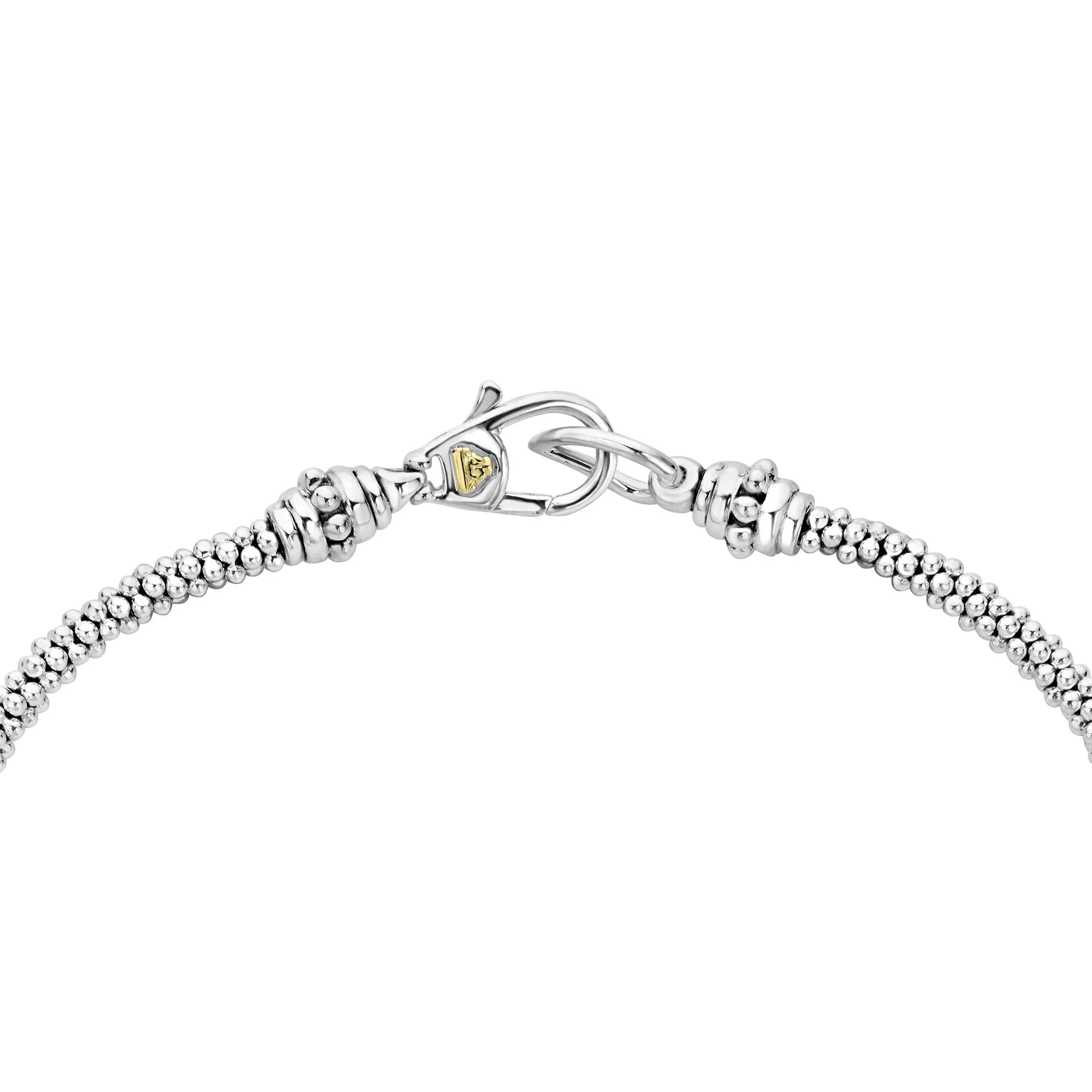 Luna Single Pearl Caviar Bracelet | 3mm sold by LAGOS product image thumbnail 3