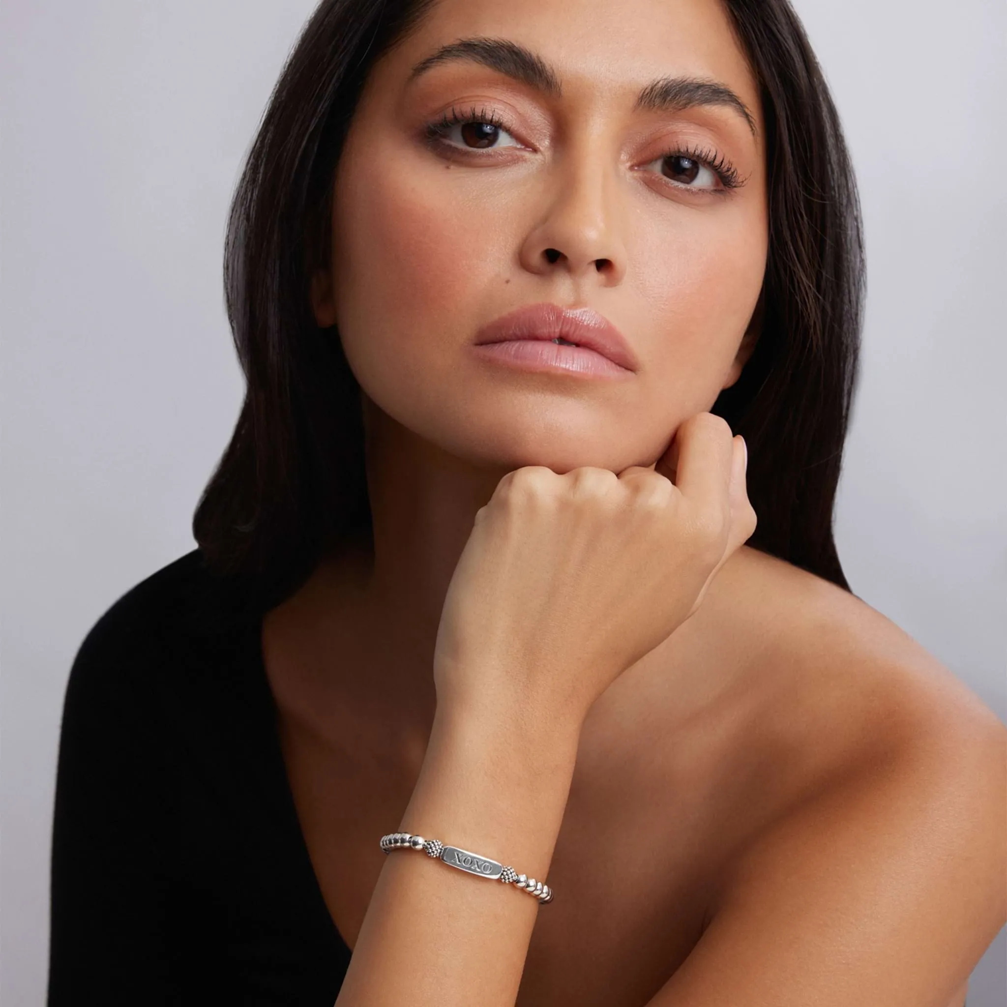 Signature Caviar XOXO Stretch Bead Bracelet sold by LAGOS product image thumbnail 2