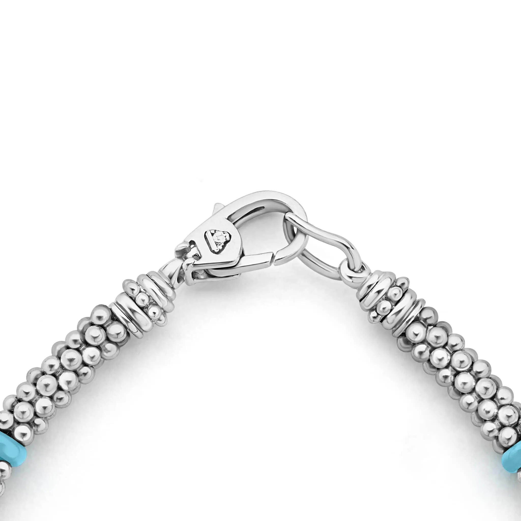 Blue Caviar Eight Ceramic Station Beaded Bracelet | 5mm sold by LAGOS product image thumbnail 3