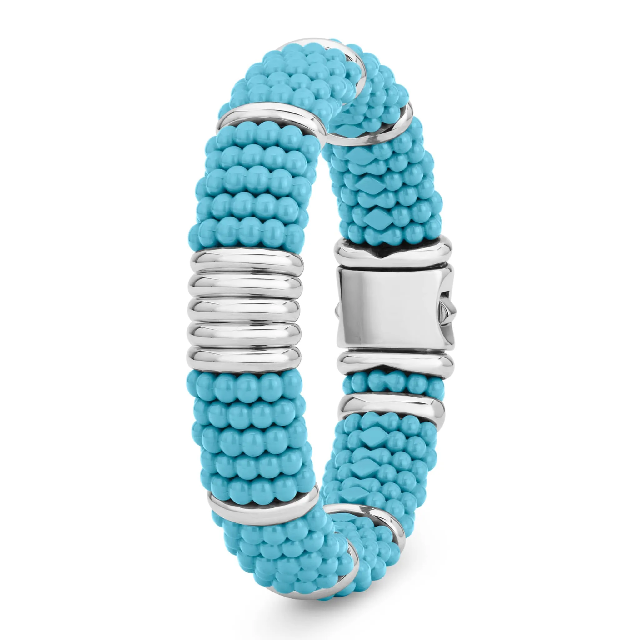 Blue Caviar Statement Ceramic Beaded Bracelet | 15mm sold by LAGOS product image thumbnail 3