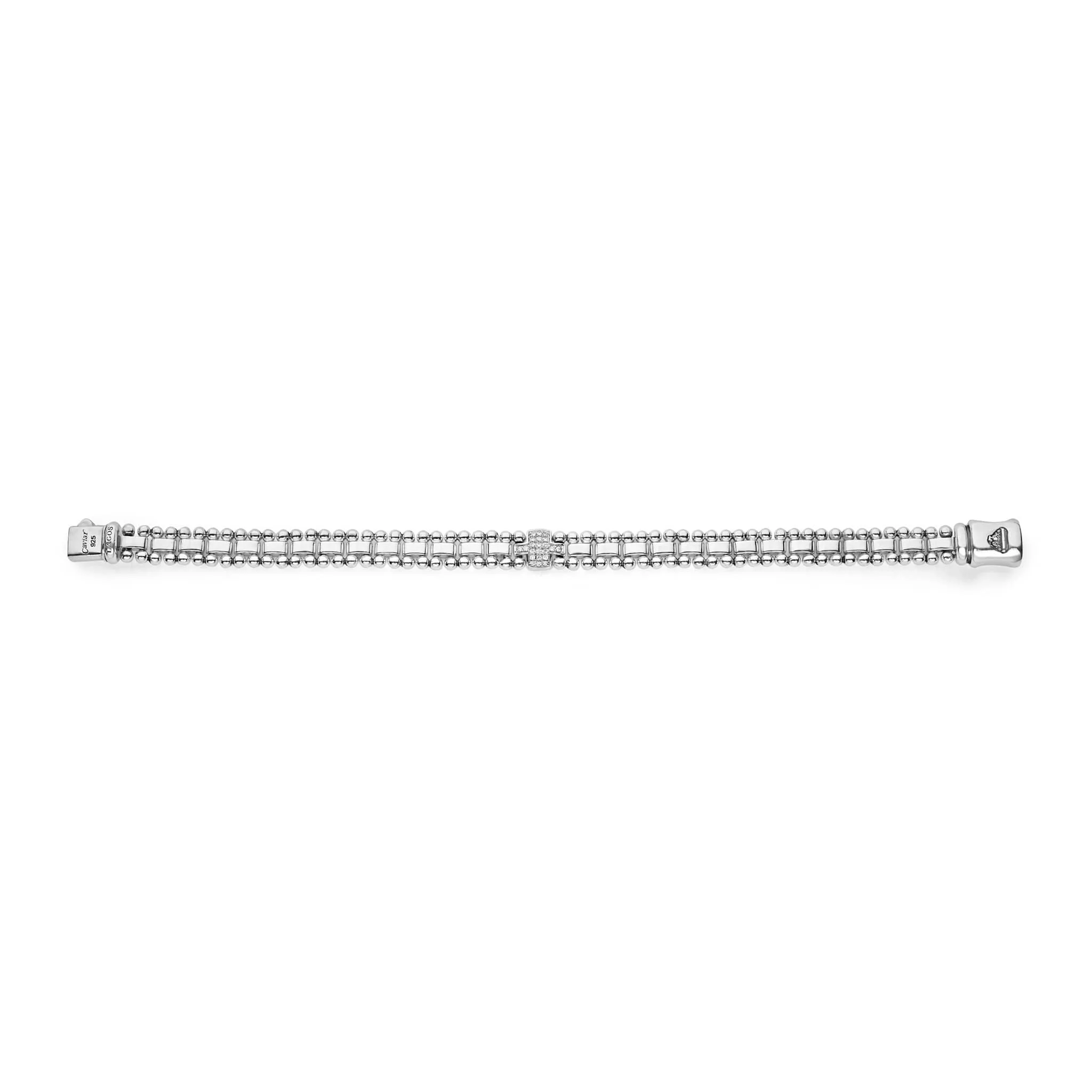 Caviar Spark Single Station Diamond Link Bracelet sold by LAGOS product image thumbnail 4