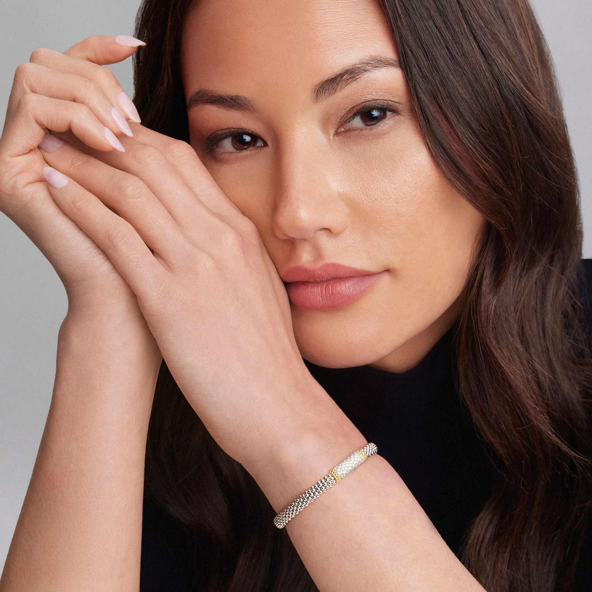 Caviar Lux Caviar Diamond Bracelet | 6mm sold by LAGOS product image thumbnail 2