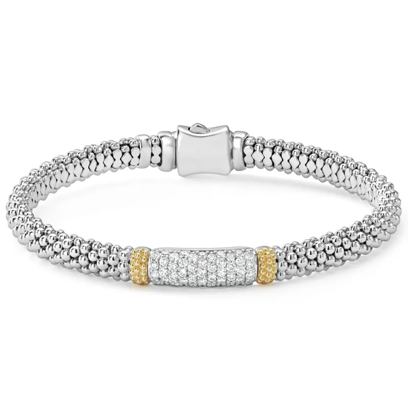 Caviar Lux Caviar Diamond Bracelet | 6mm sold by LAGOS