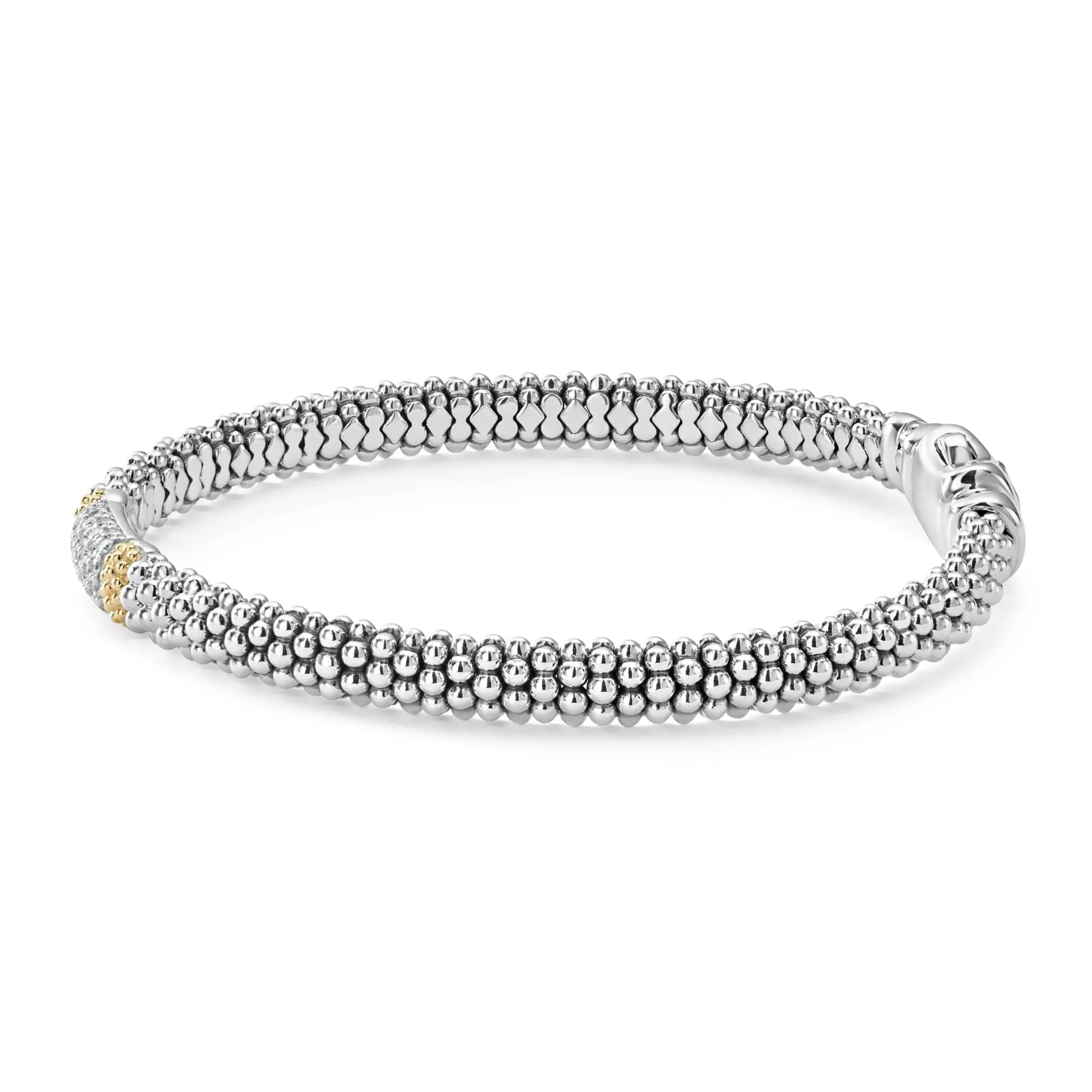 Caviar Lux Caviar Diamond Bracelet | 6mm sold by LAGOS product image thumbnail 4