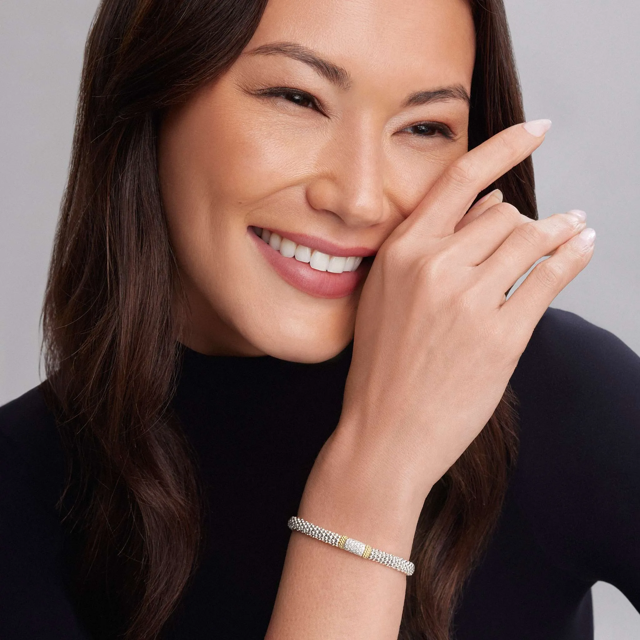 Caviar Lux Caviar Diamond Bracelet | 6mm sold by LAGOS product image thumbnail 2