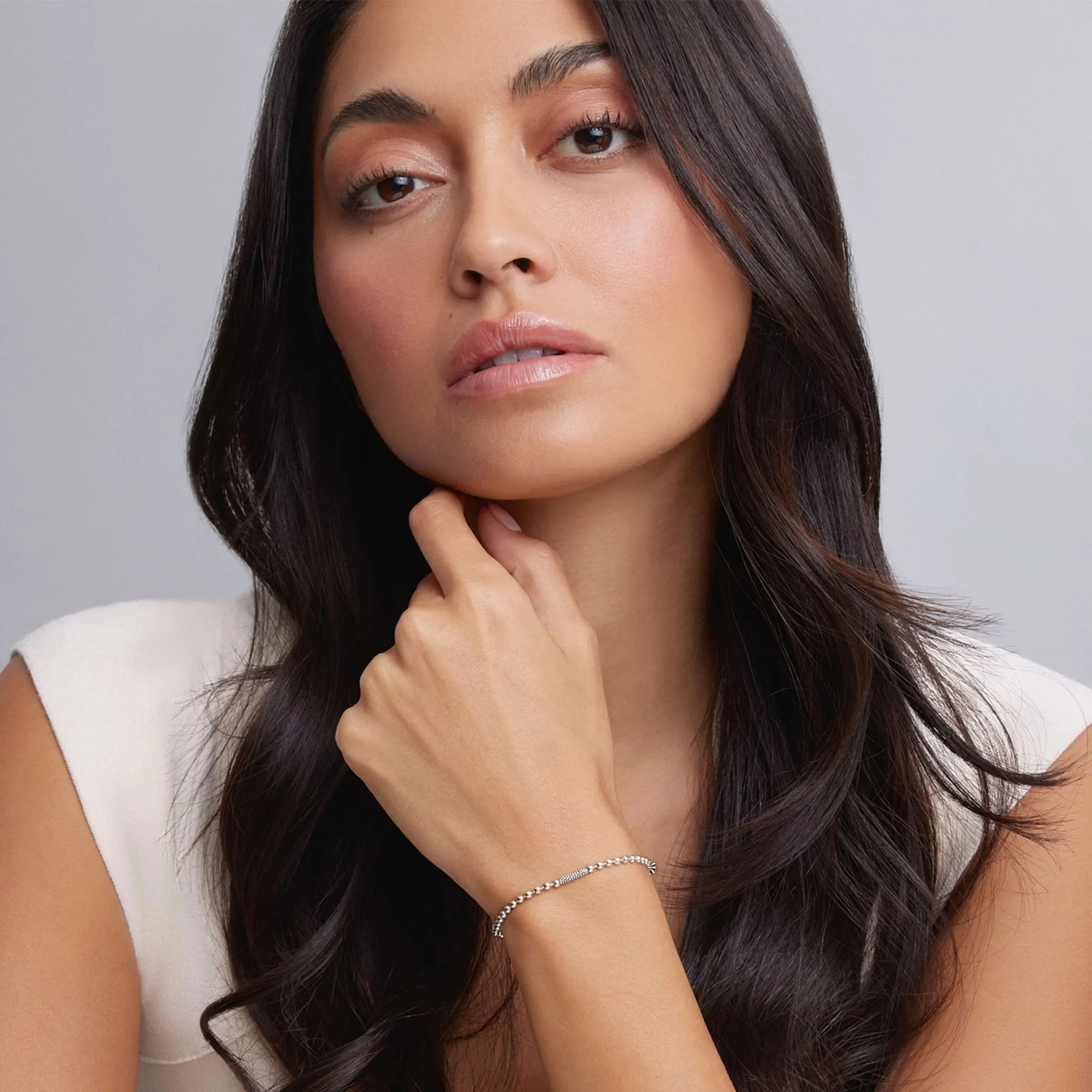 Caviar Icon Silver Caviar Beaded Bracelet sold by LAGOS product image thumbnail 2