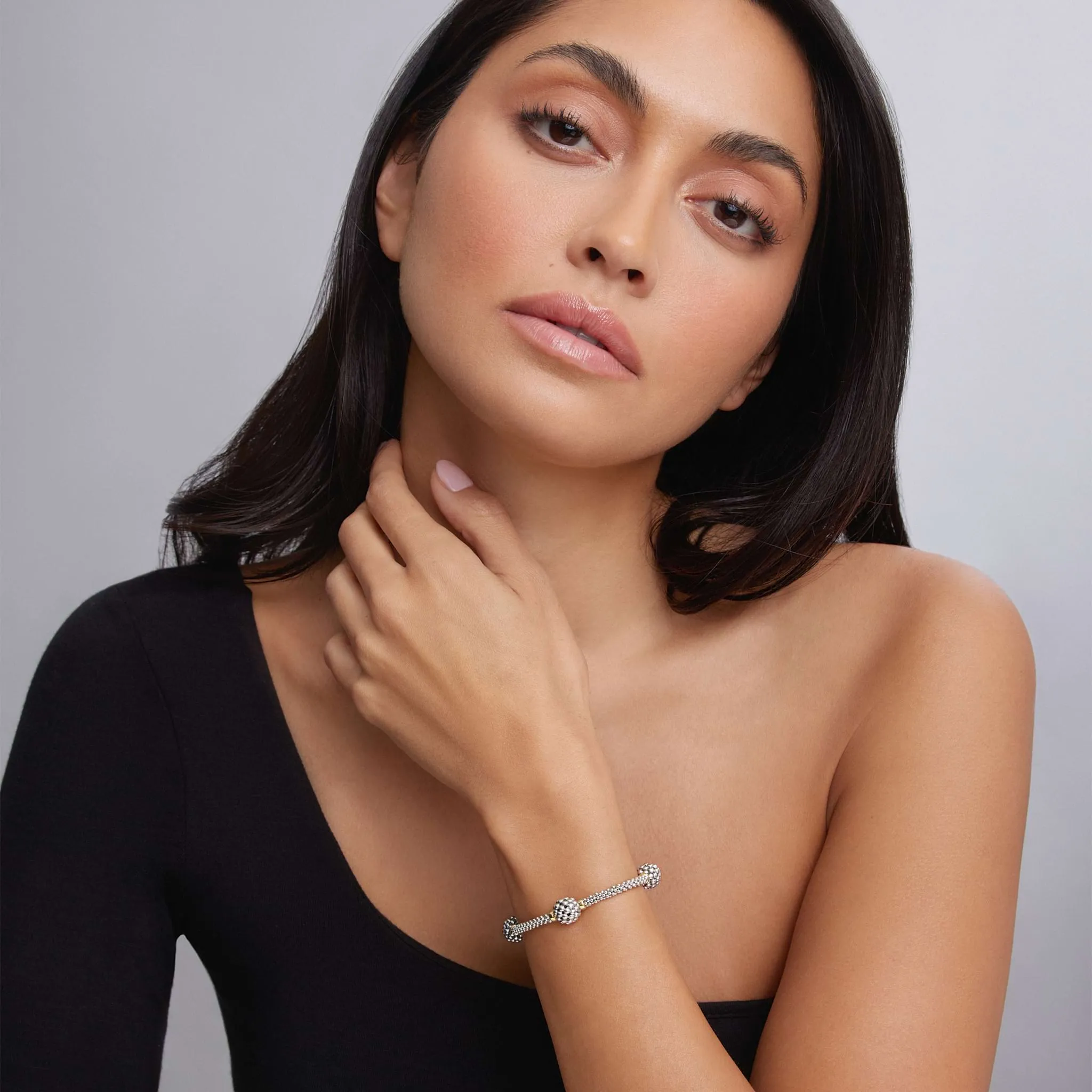 Signature Caviar Three Station Caviar Beaded Bracelet sold by LAGOS product image thumbnail 2