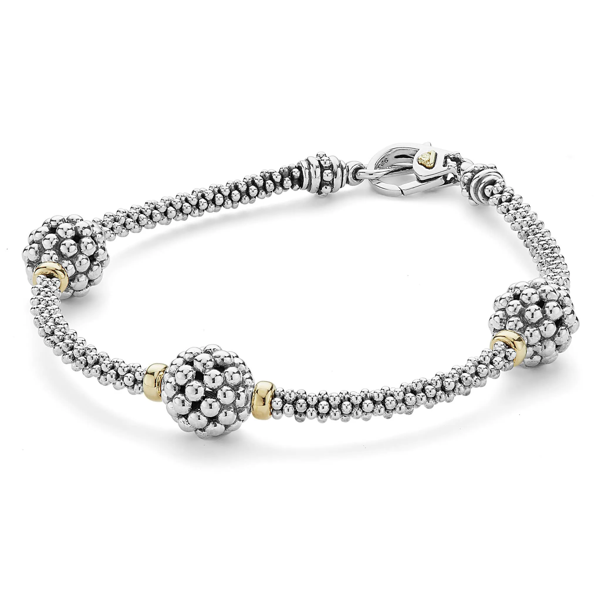 Signature Caviar Three Station Caviar Beaded Bracelet sold by LAGOS product image thumbnail 4