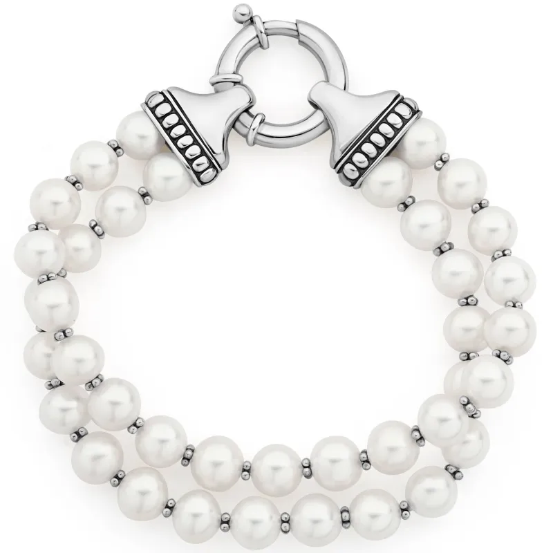 Luna Two Strand Pearl Bracelet sold by LAGOS