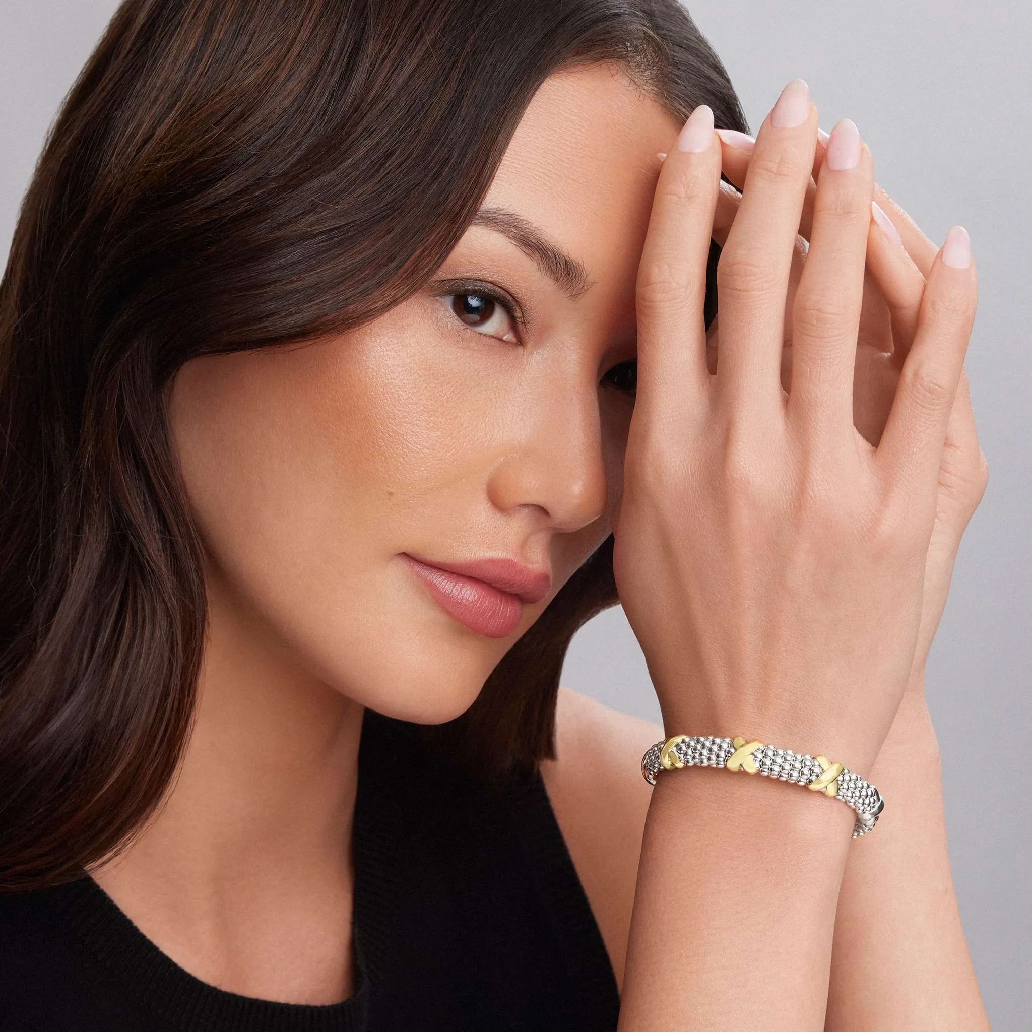 Embrace Five Station X Caviar Bracelet | 9mm sold by LAGOS product image thumbnail 2