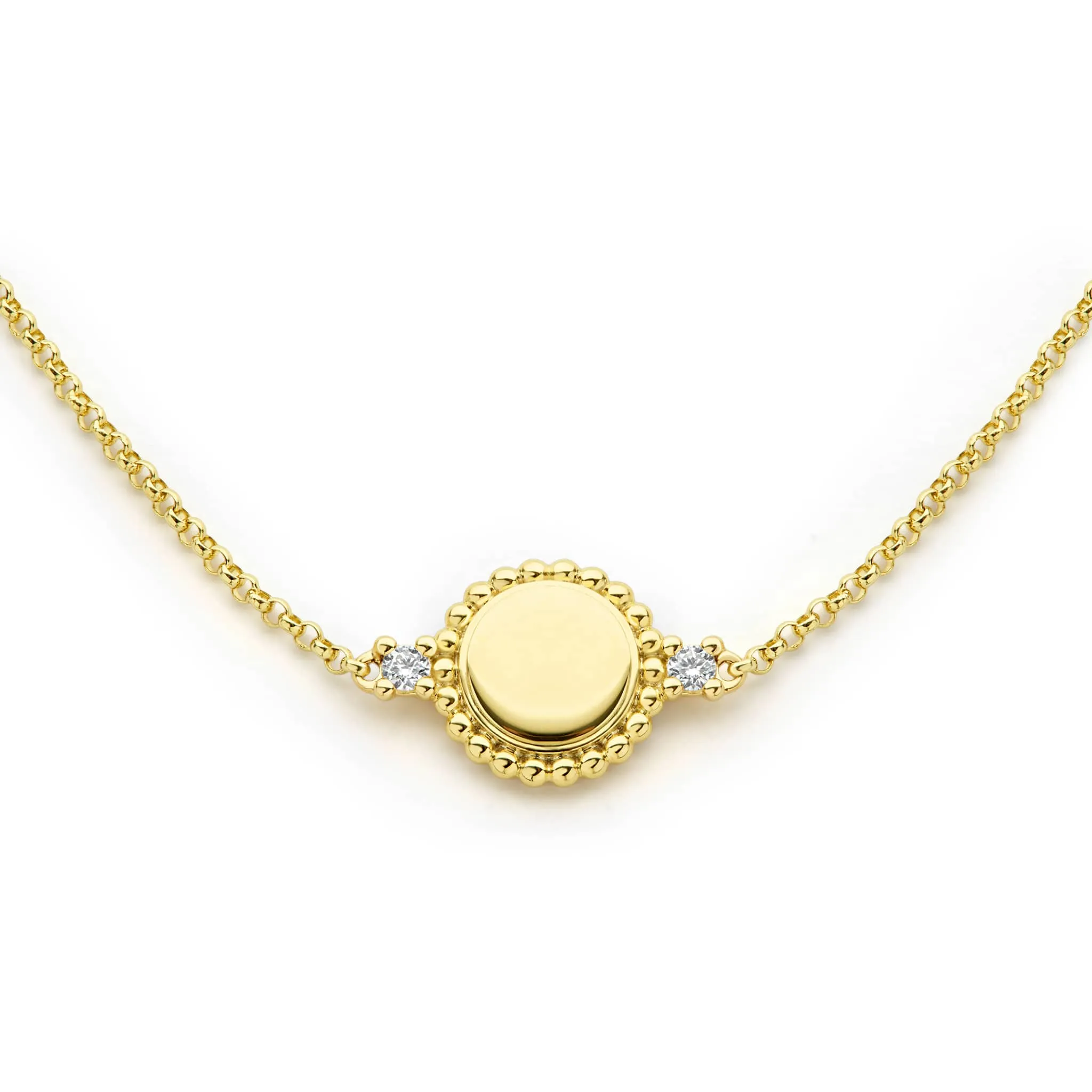 Caviar Gold 18K Gold Diamond Circle Bracelet sold by LAGOS product image thumbnail 3