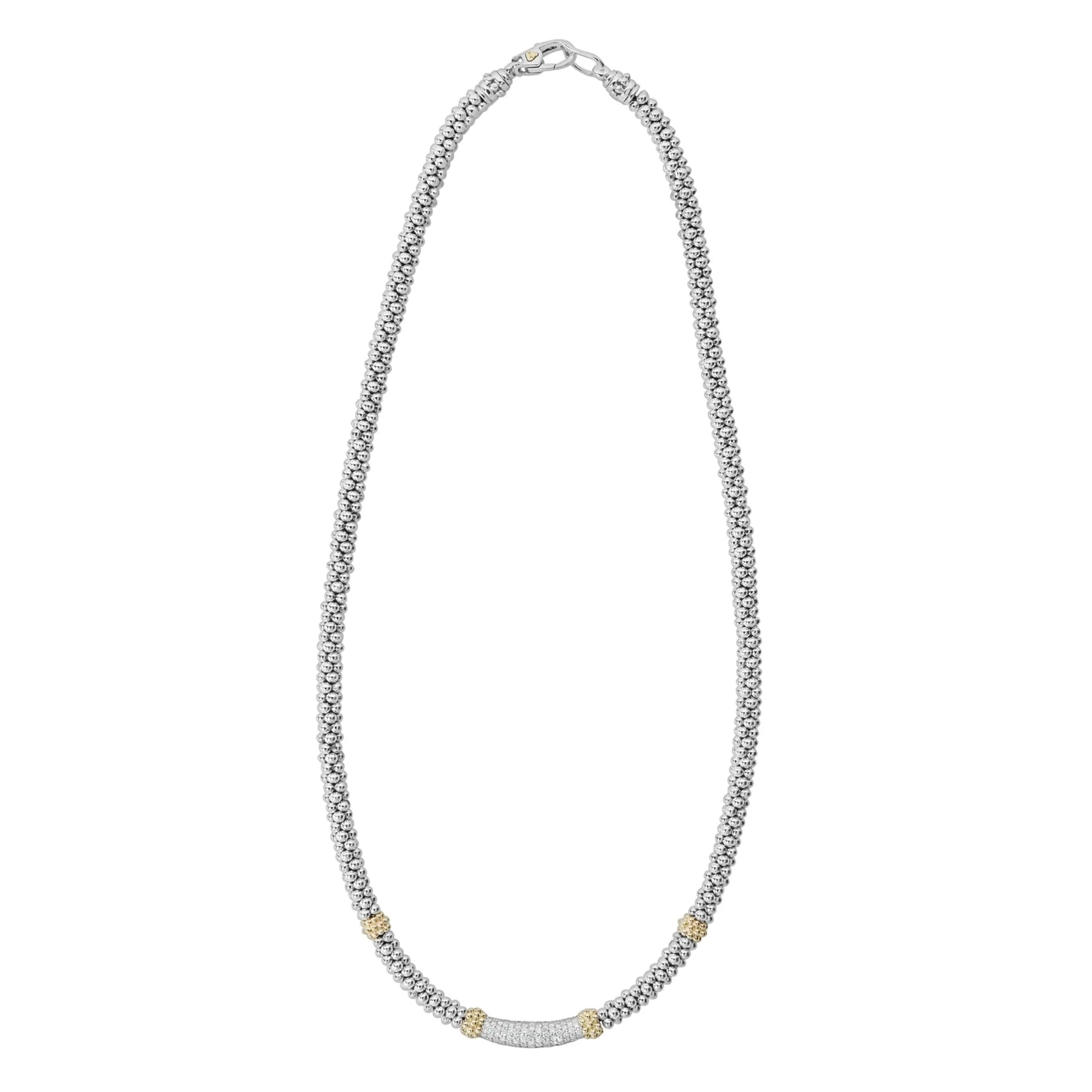 Caviar Lux Caviar Diamond Necklace | 5mm sold by LAGOS product image thumbnail 3