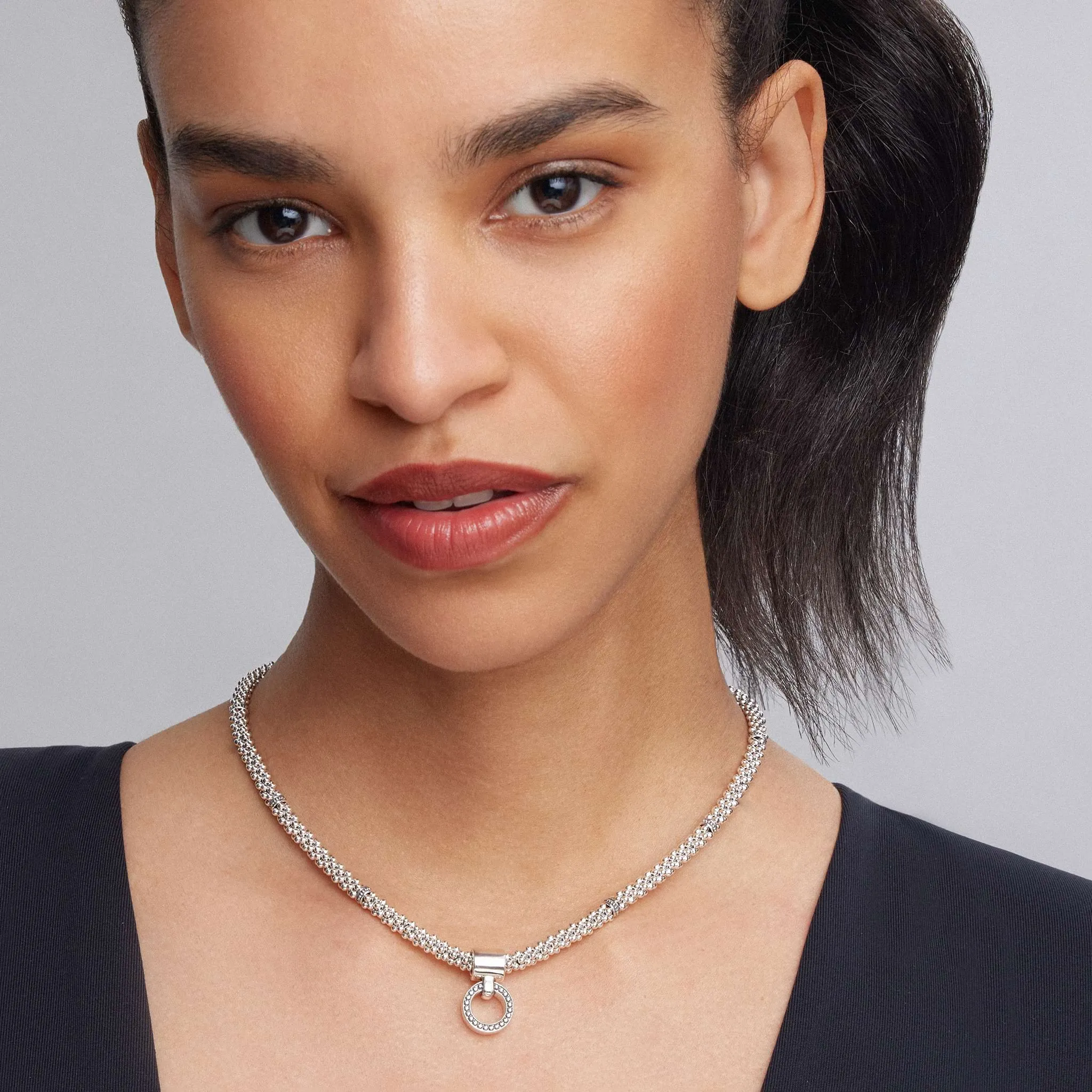 Enso Beaded Circle Pendant Necklace sold by LAGOS product image thumbnail 2