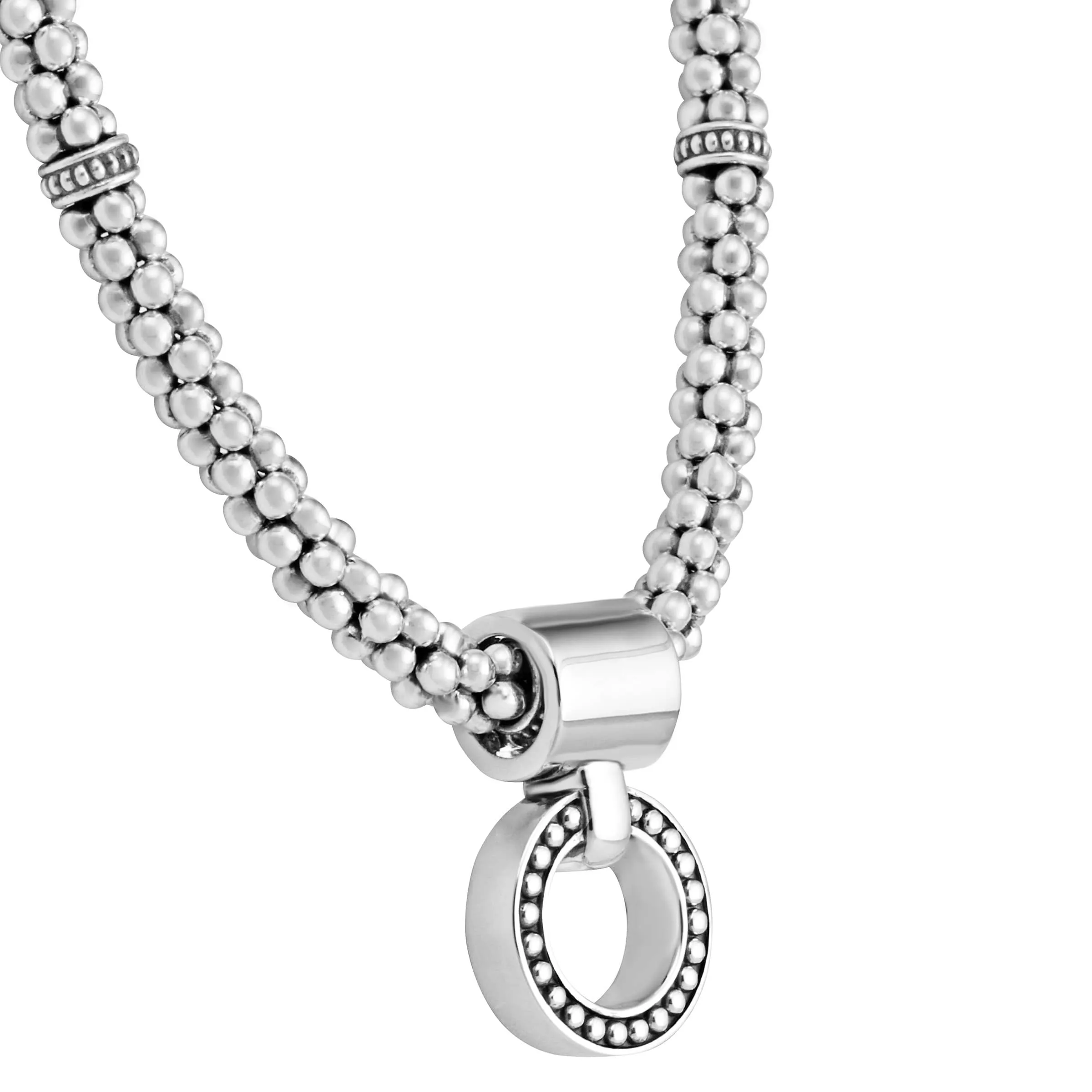 Enso Beaded Circle Pendant Necklace sold by LAGOS product image thumbnail 4