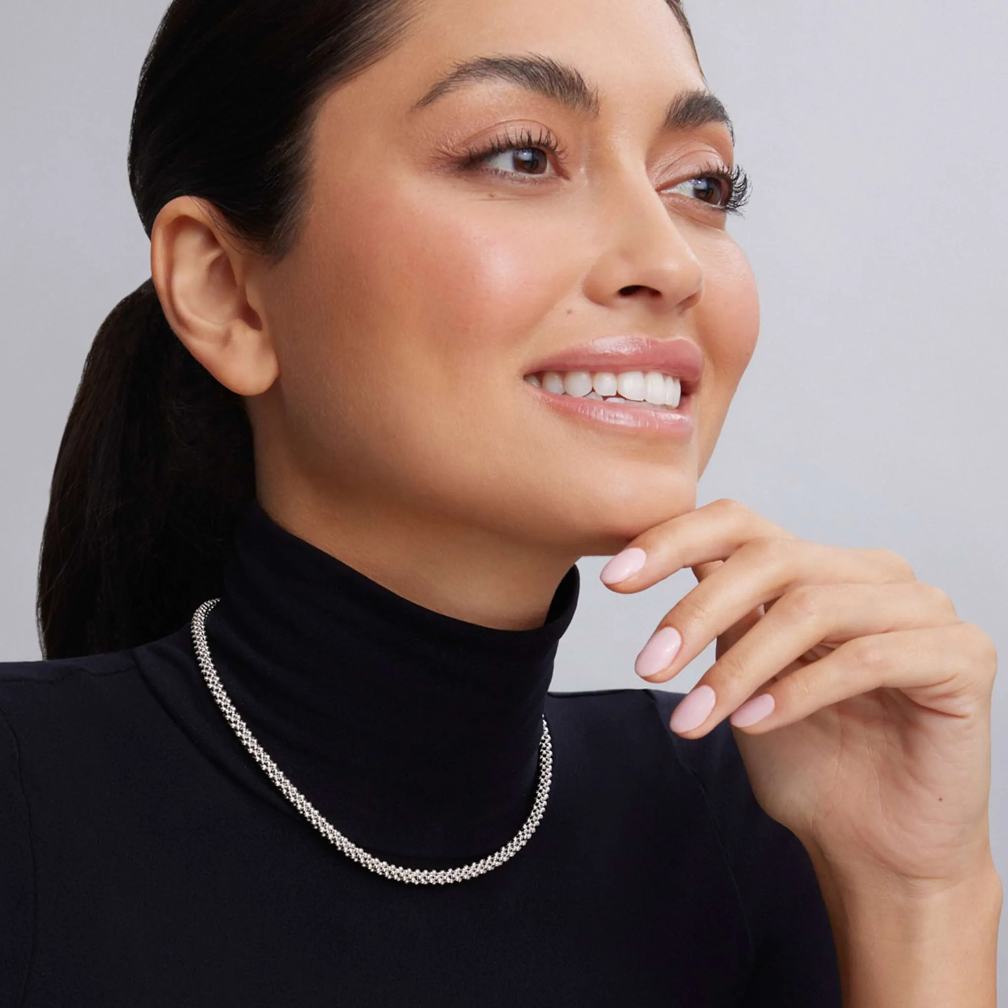 Signature Caviar Caviar Beaded Necklace 5mm sold by LAGOS product image thumbnail 2