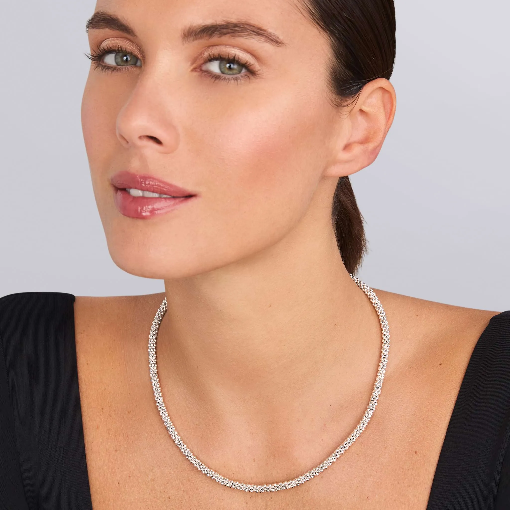 Signature Caviar Caviar Beaded Necklace 5mm sold by LAGOS product image thumbnail 5