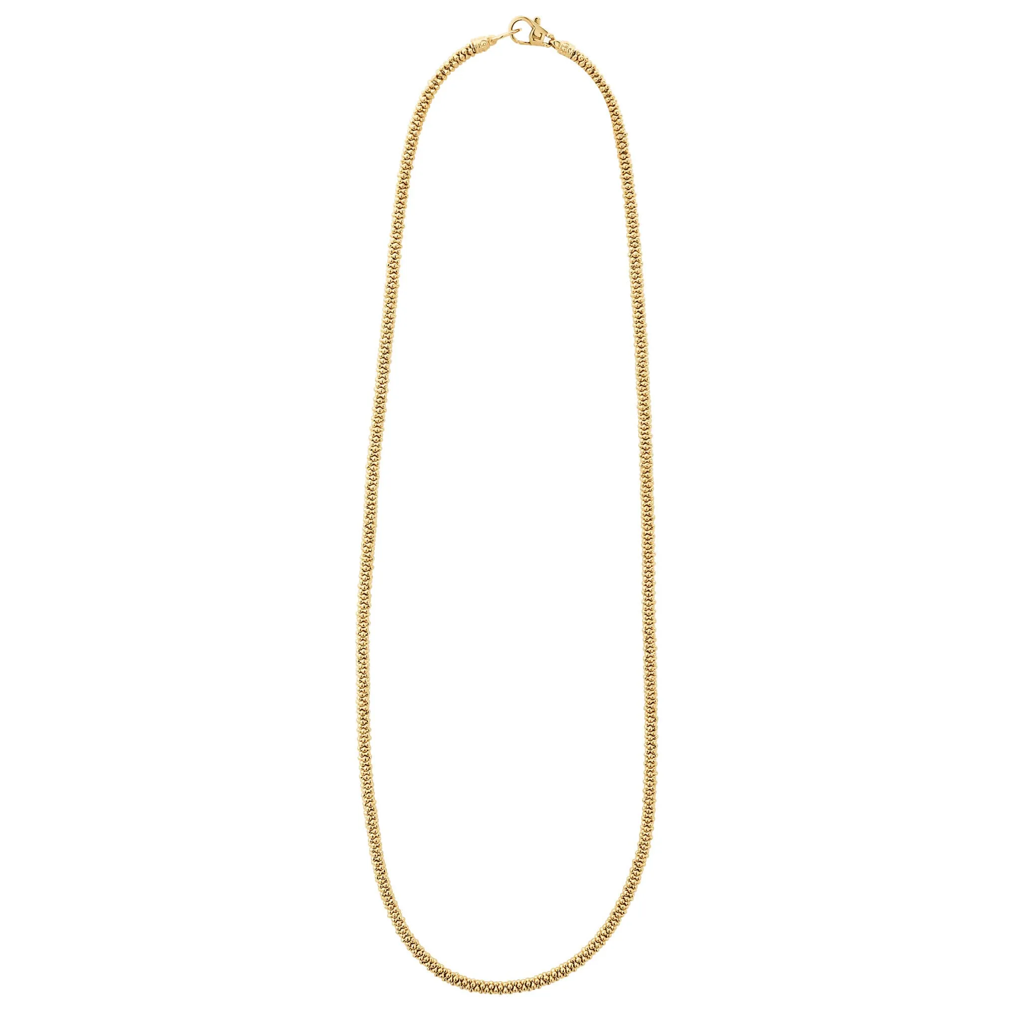 Caviar Gold 18K Gold Caviar Necklace 3mm (studio) sold by LAGOS product image thumbnail 3