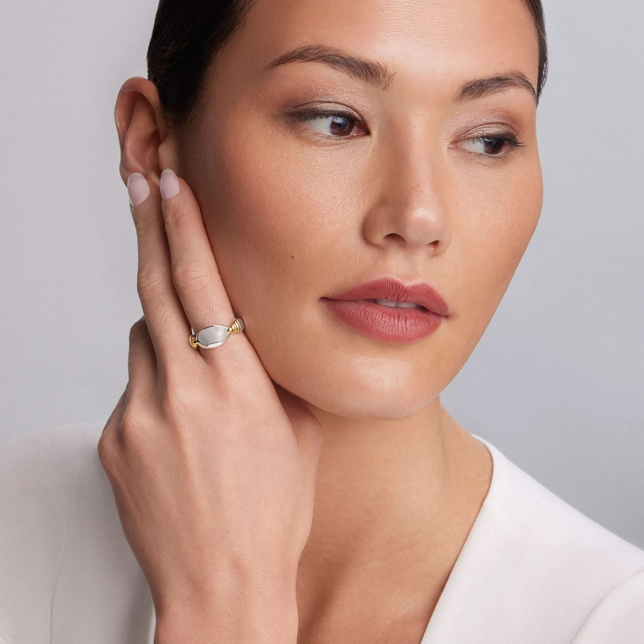 Beloved Oval Signet Ring sold by LAGOS product image thumbnail 2