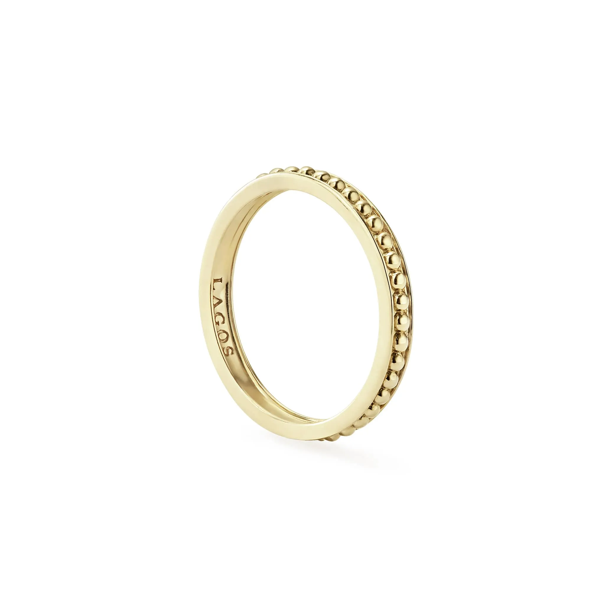 Meridian 18K Gold Stacking Ring sold by LAGOS product image thumbnail 4