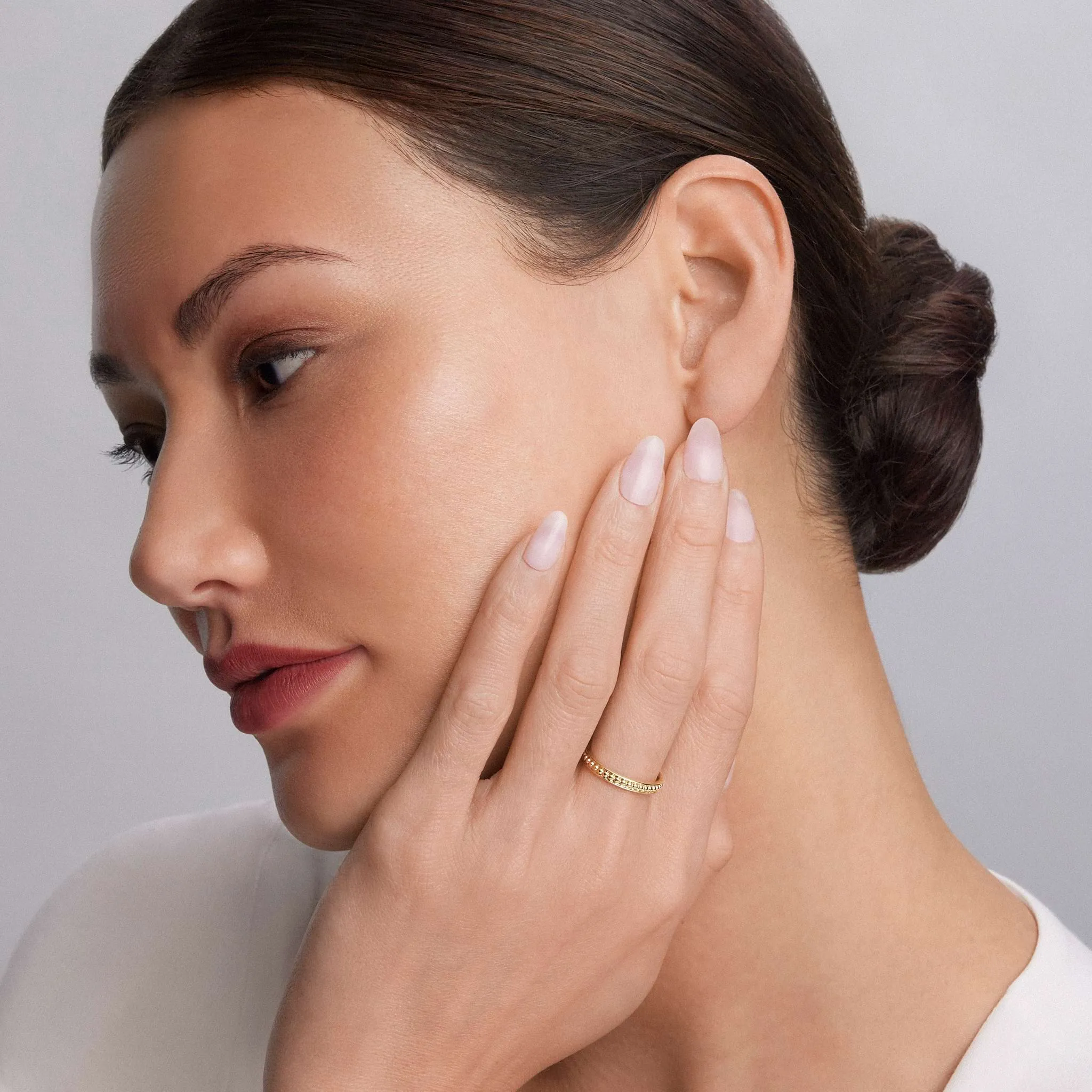 Meridian 18K Gold Stacking Ring sold by LAGOS product image thumbnail 2