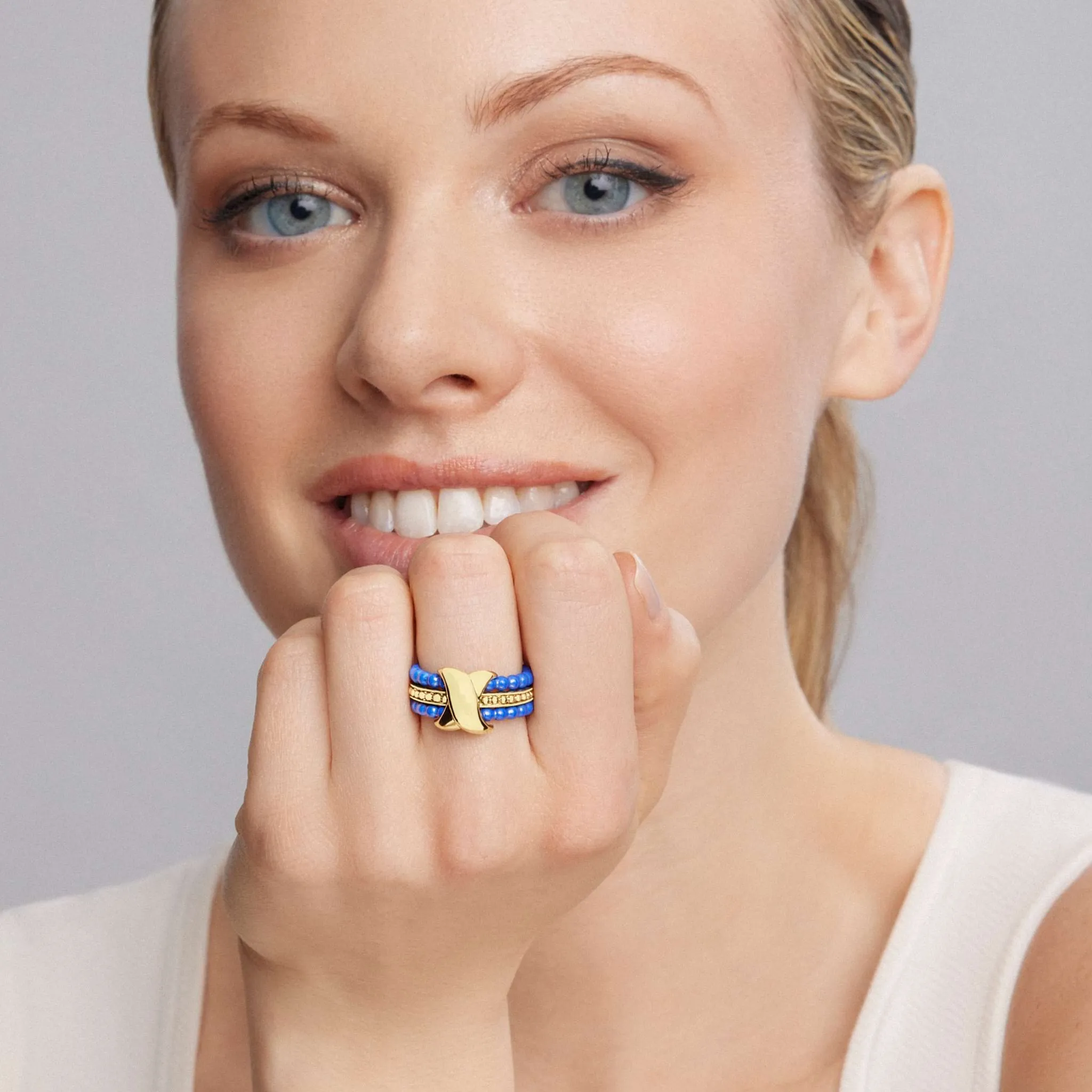 Meridian X Stacking Ring Set sold by LAGOS product image thumbnail 2