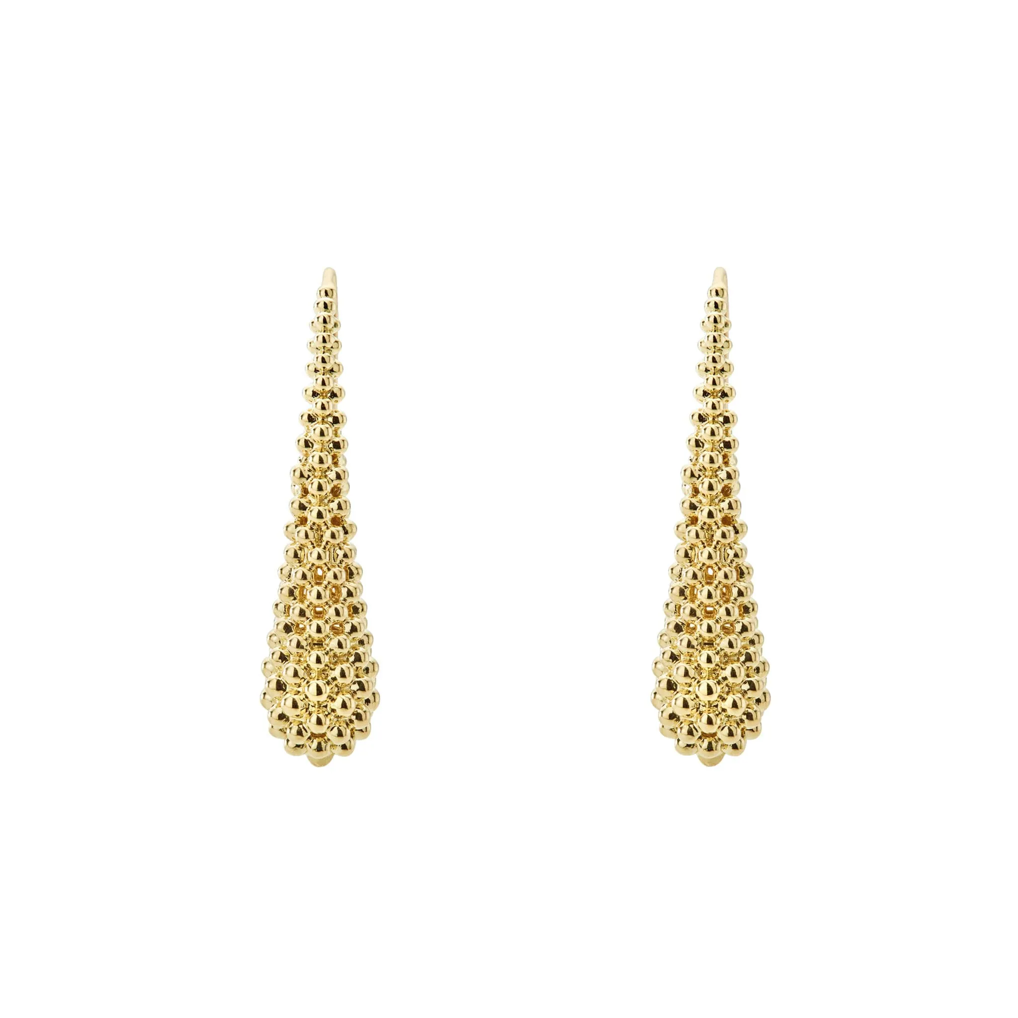 Caviar Gold 18K Gold Caviar Drop Earrings sold by LAGOS product image thumbnail 3