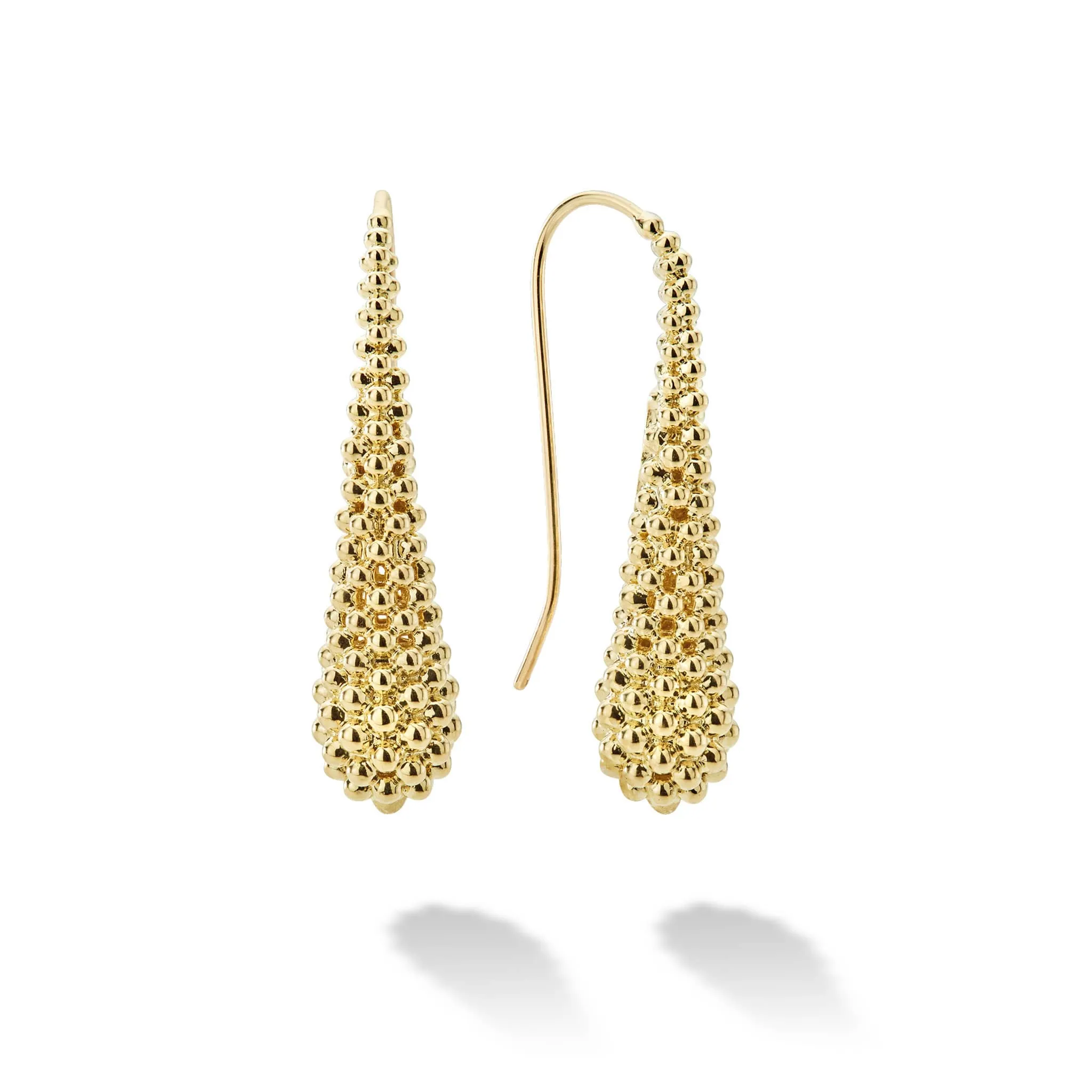 Caviar Gold 18K Gold Caviar Drop Earrings sold by LAGOS