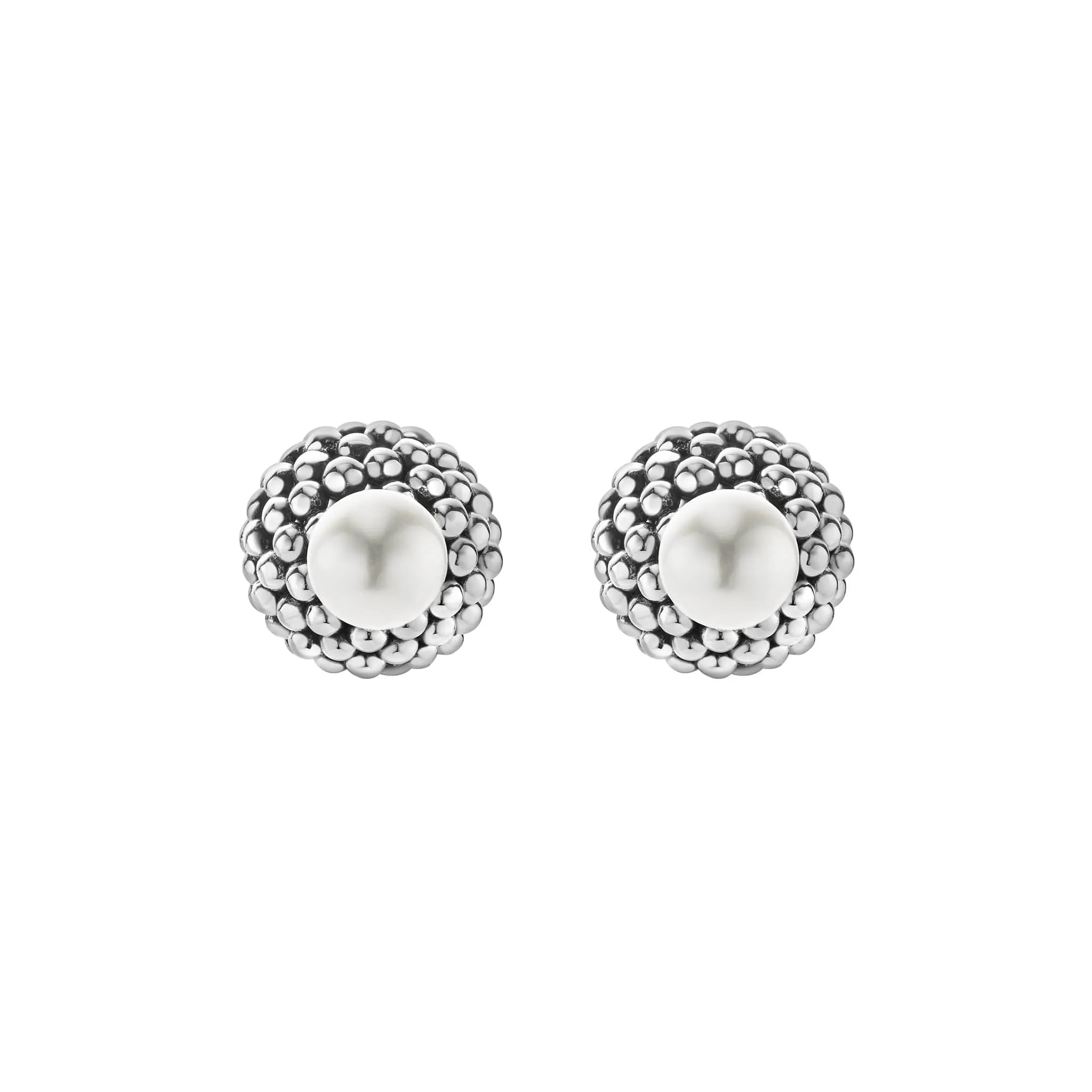 Signature Caviar Pearl Front-Back Earrings sold by LAGOS product image thumbnail 3