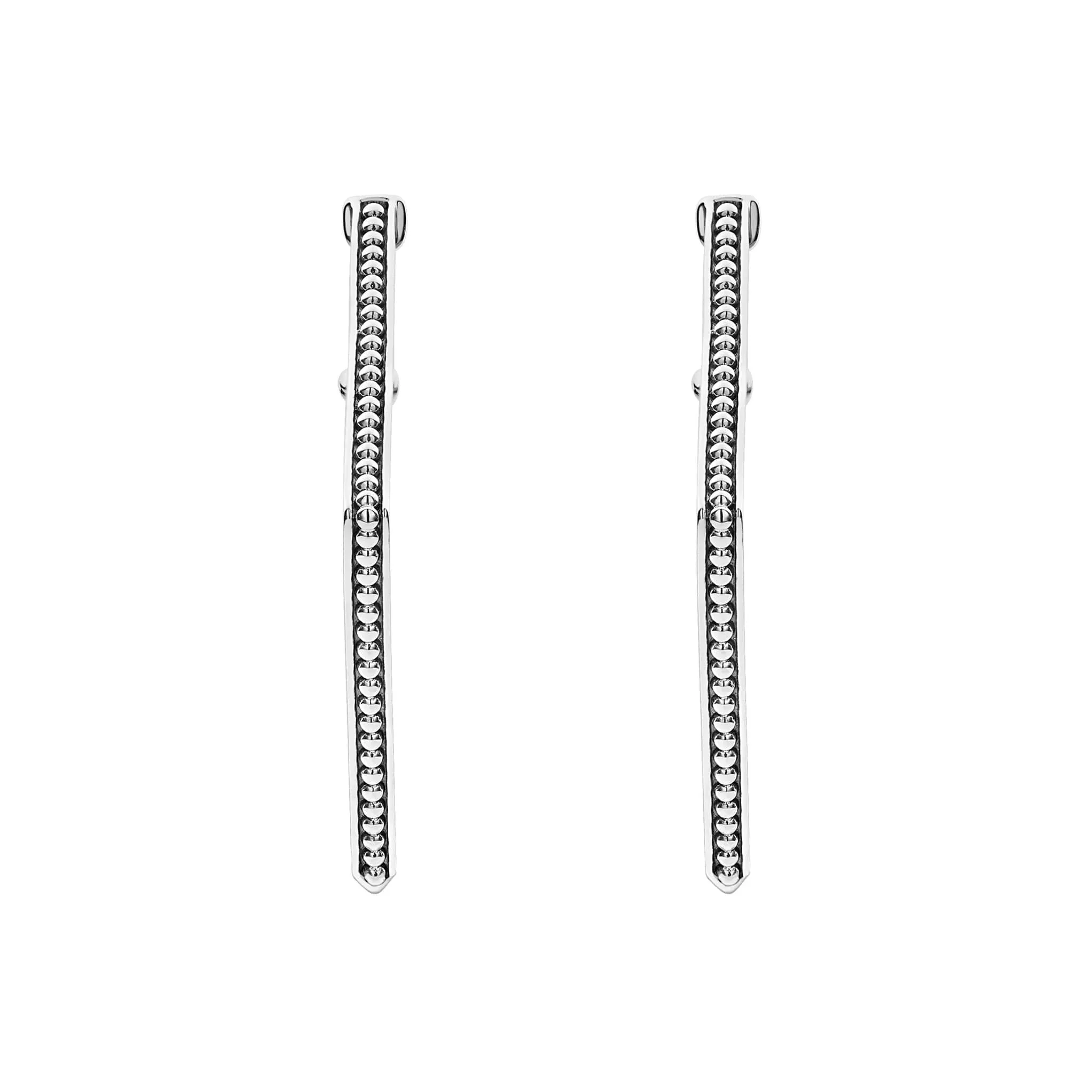 Signature Caviar Square Caviar Hoop Earrings sold by LAGOS product image thumbnail 3