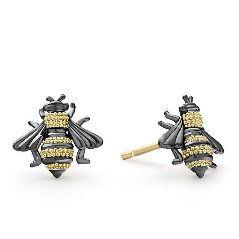 Rare Wonders Honeybee Stud Earrings sold by LAGOS