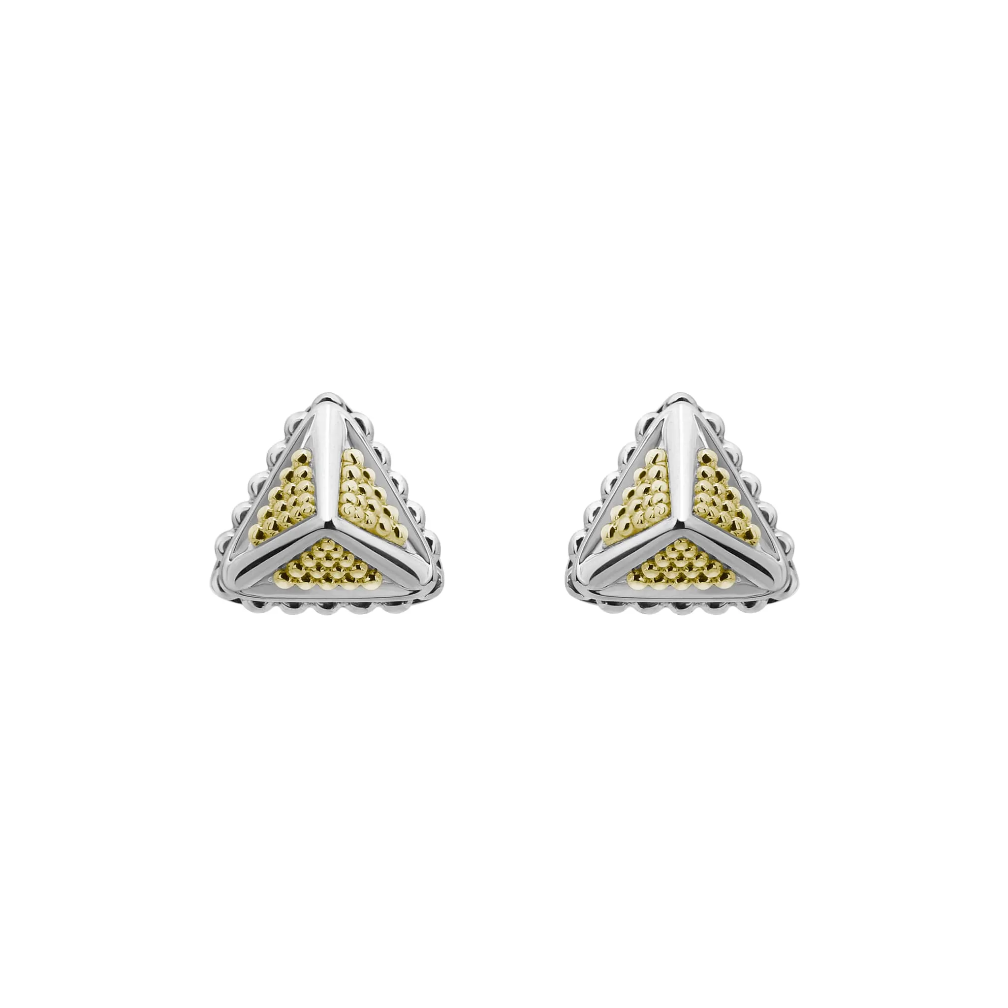 KSL Small Caviar Pyramid Stud Earrings sold by LAGOS product image thumbnail 3