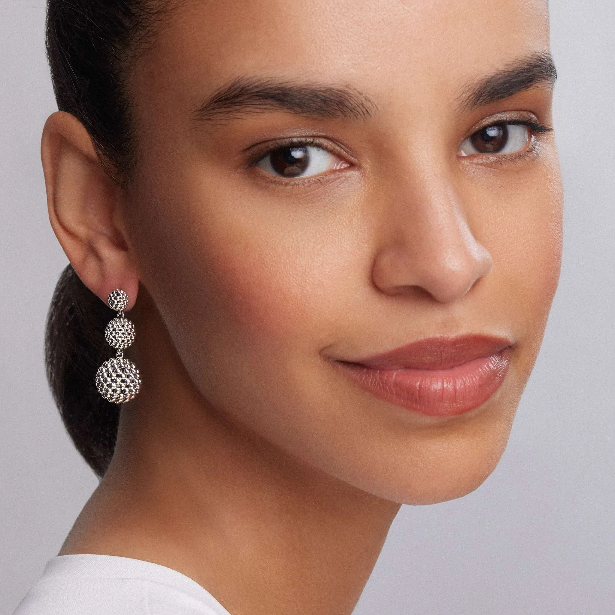 Signature Caviar Caviar Drop Earrings sold by LAGOS product image thumbnail 2