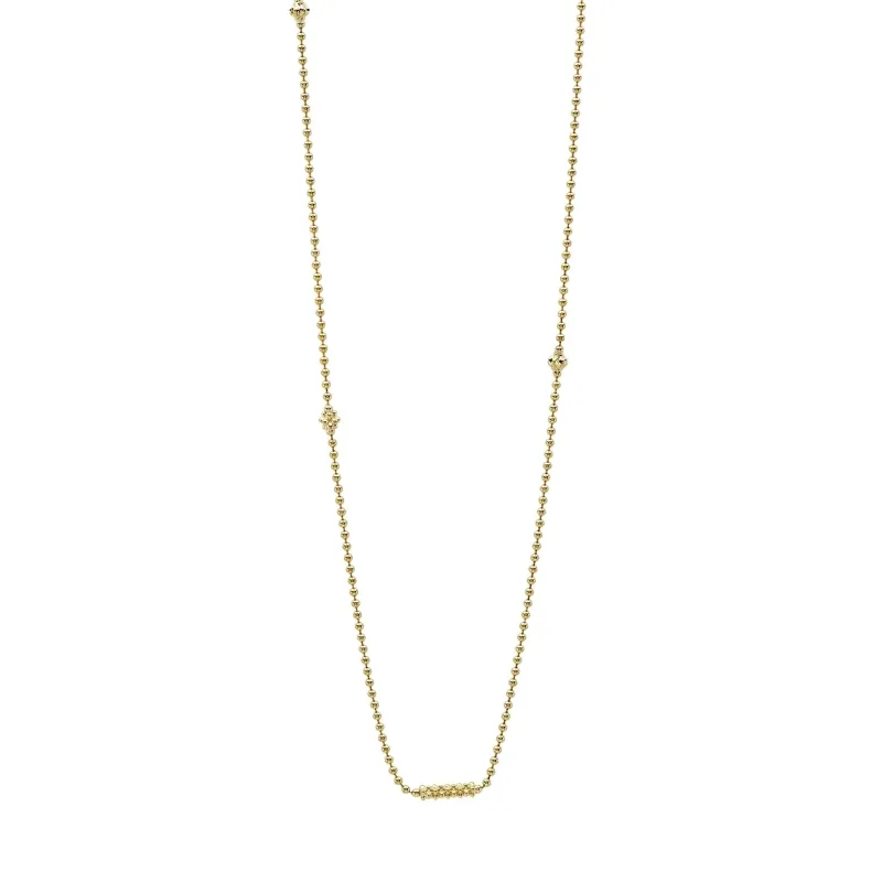 Caviar Gold 18K Gold Caviar Beaded Necklace sold by LAGOS