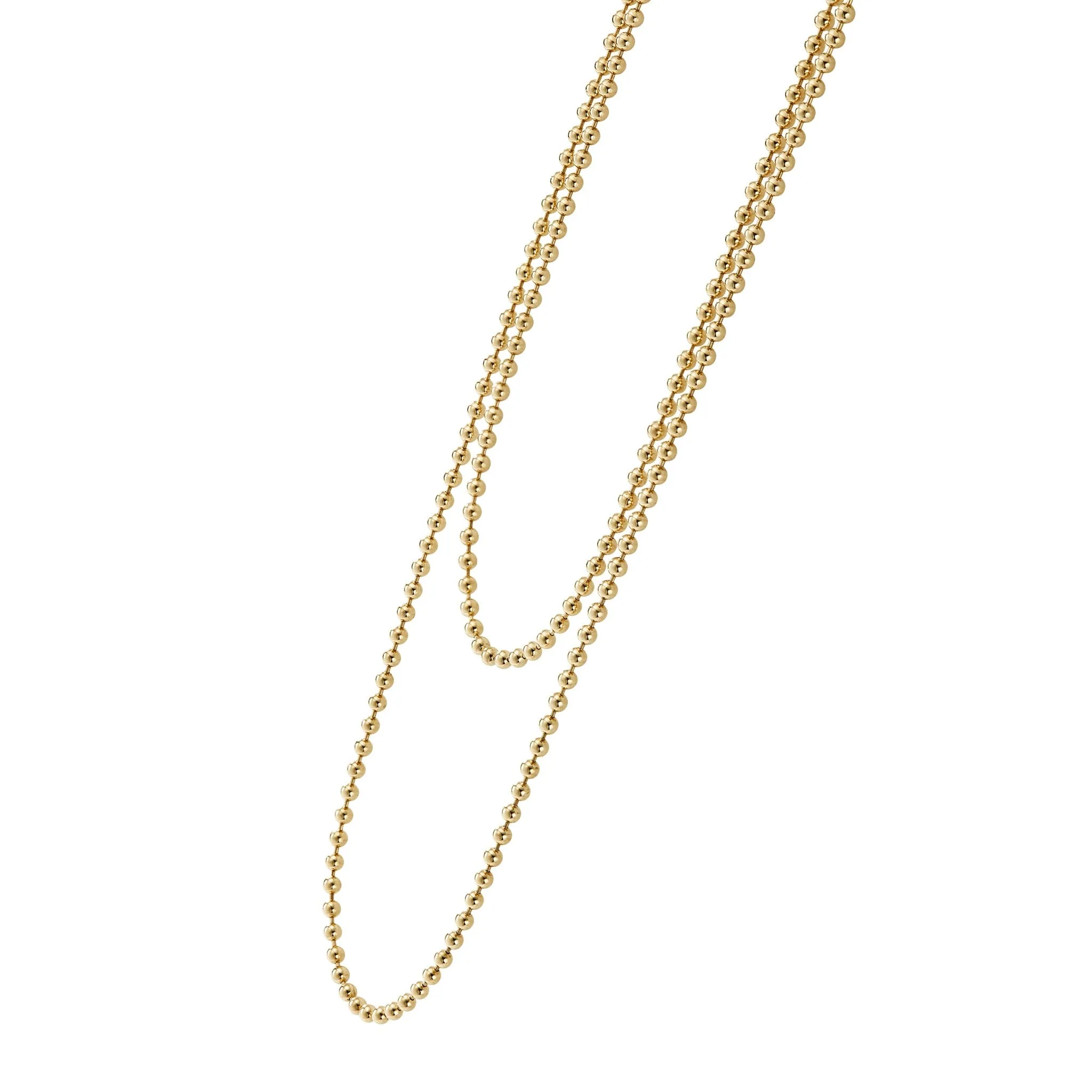 Caviar Gold 18K Gold Beaded Necklace (studio) sold by LAGOS product image thumbnail 5