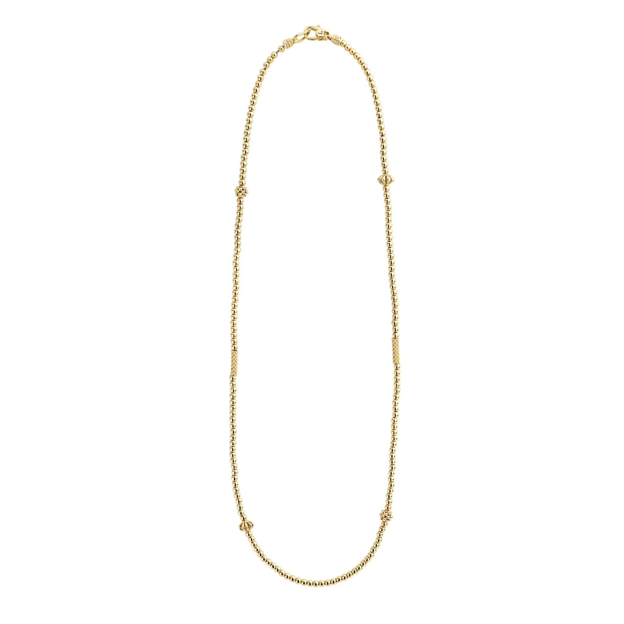 Caviar Gold 18K Gold Beaded Necklace sold by LAGOS product image thumbnail 3