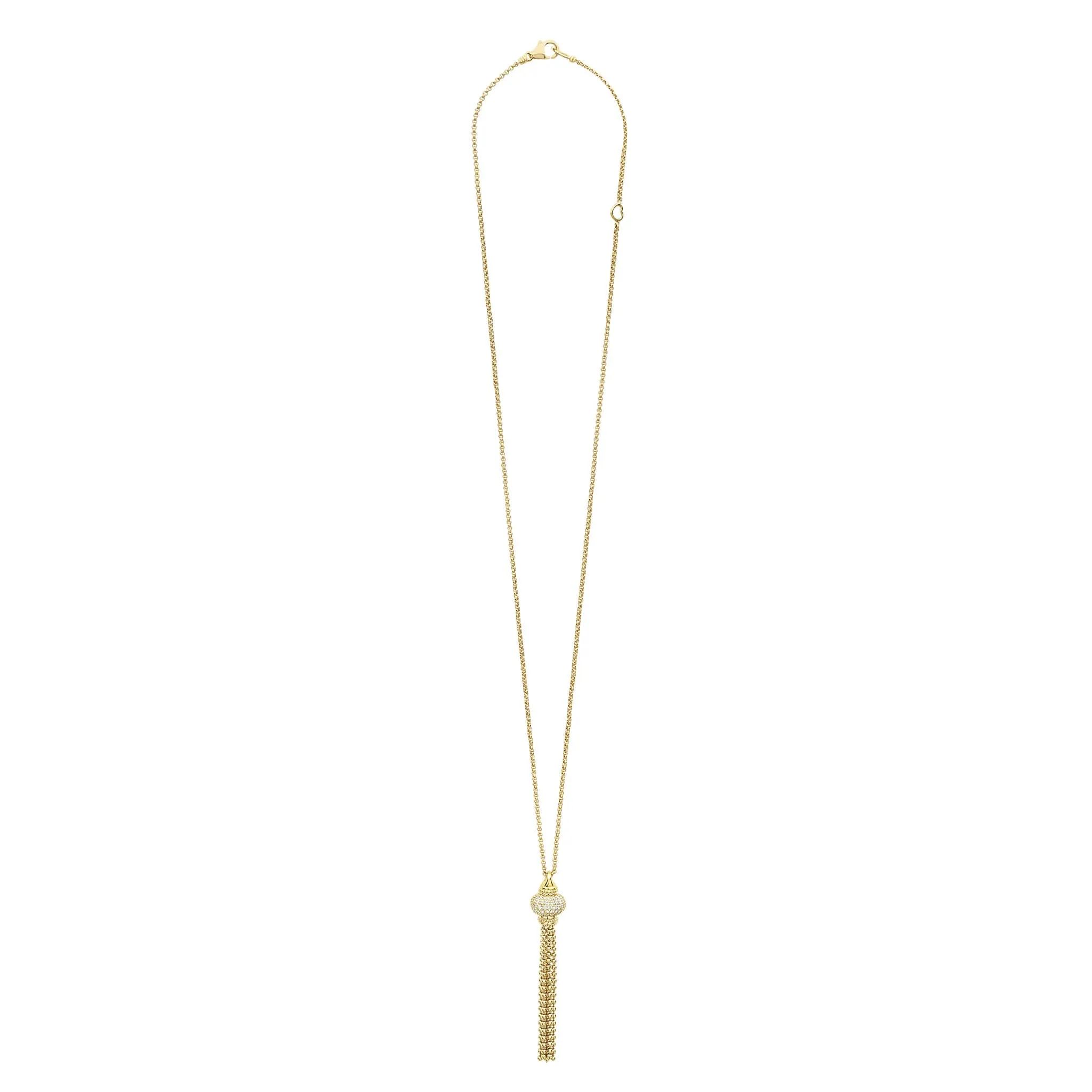 Caviar Gold Caviar Tassel Diamond Pendant Necklace sold by LAGOS product image thumbnail 3