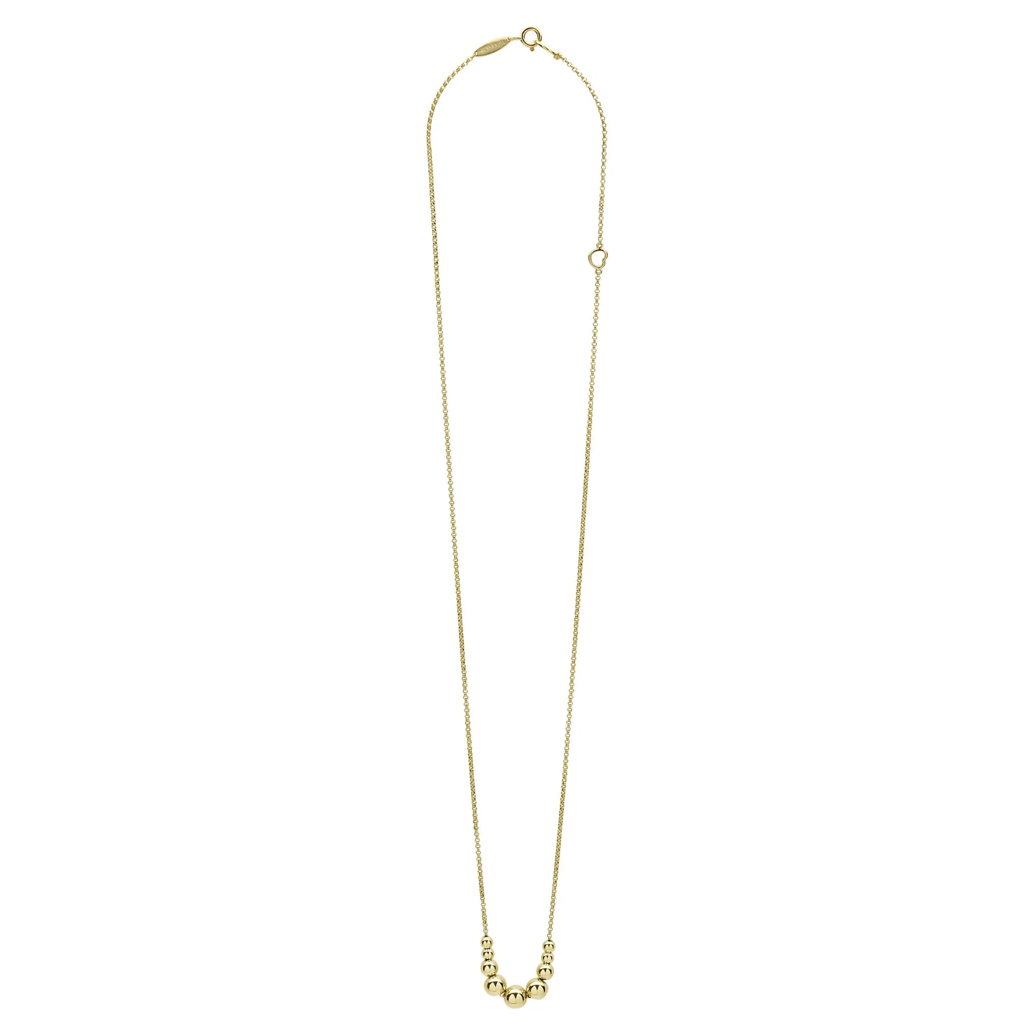 Caviar Gold 18K Gold Graduated Bead Necklace sold by LAGOS product image thumbnail 3