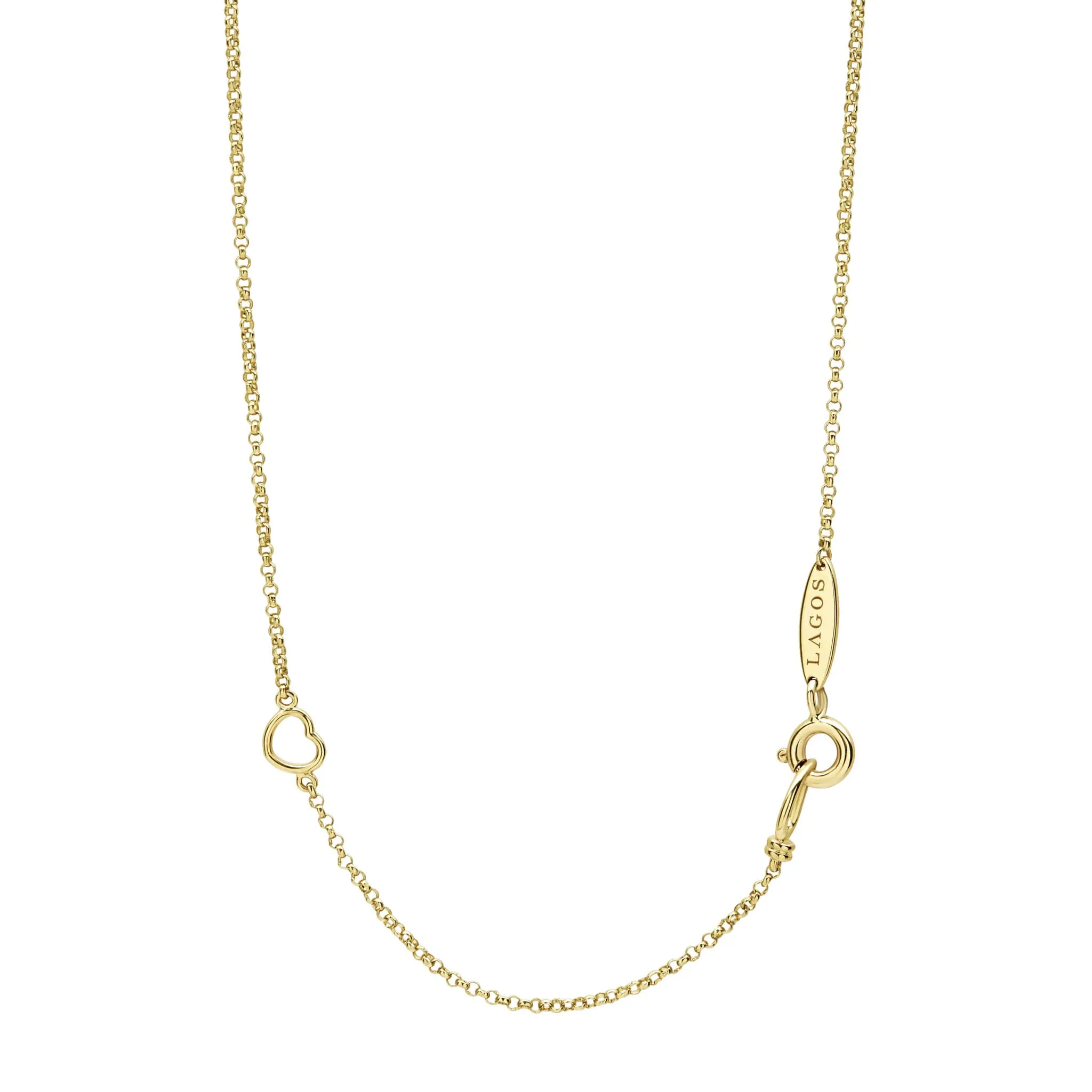 Caviar Gold 18K Gold Graduated Bead Necklace sold by LAGOS product image thumbnail 4