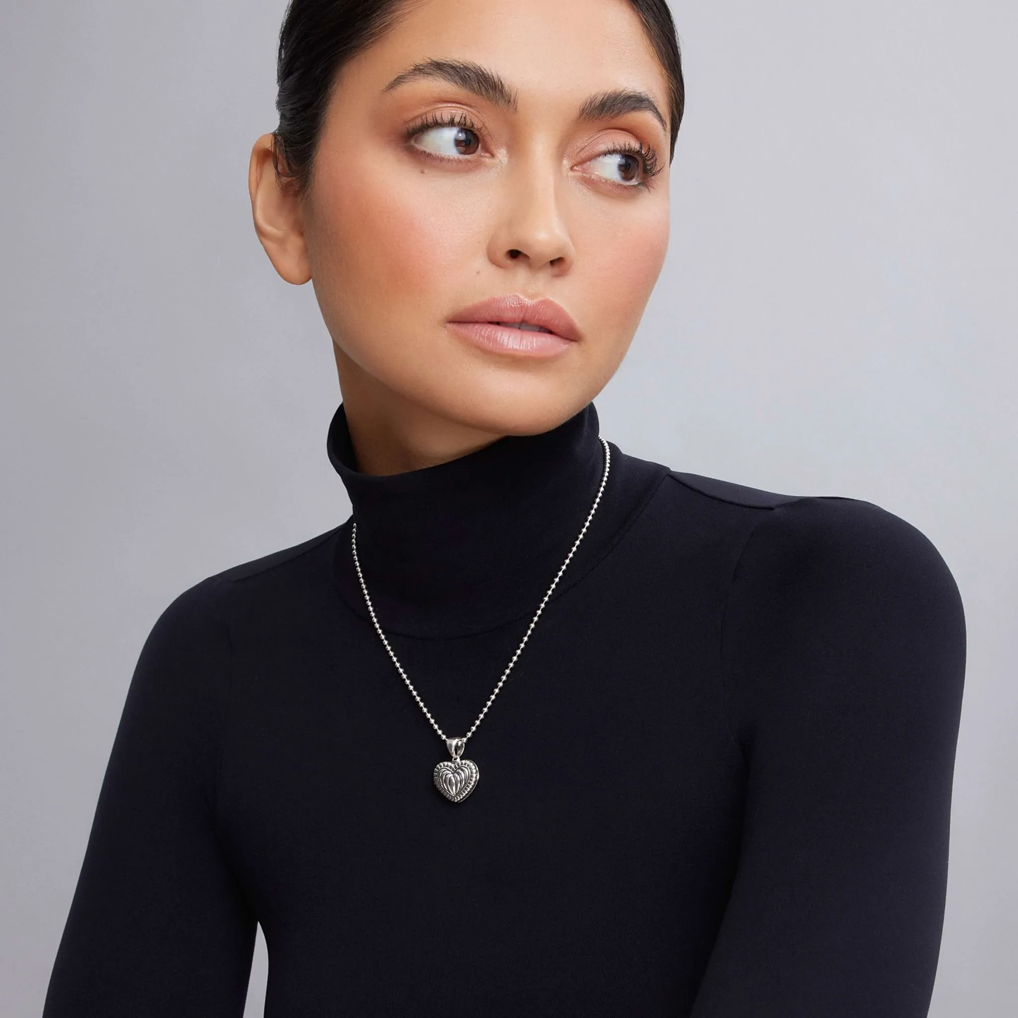 Beloved Fluted Heart Locket Necklace sold by LAGOS product image thumbnail 2