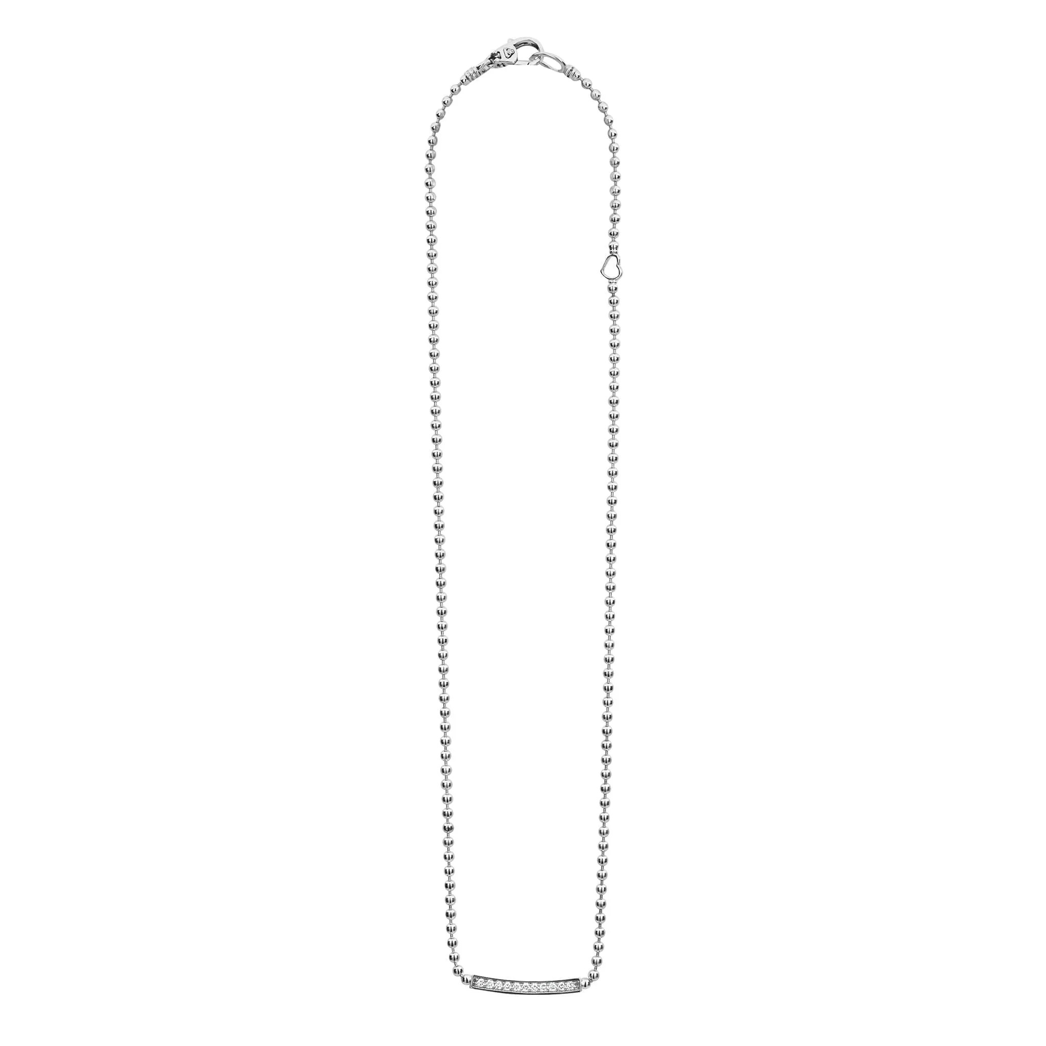 Caviar Spark Small Station Diamond Beaded Necklace sold by LAGOS product image thumbnail 3